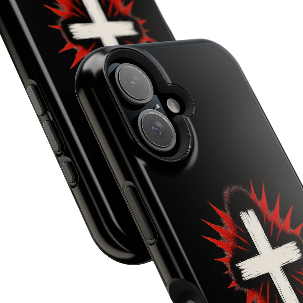 Crucifix Magnetic Impact Resistant Phone Case
