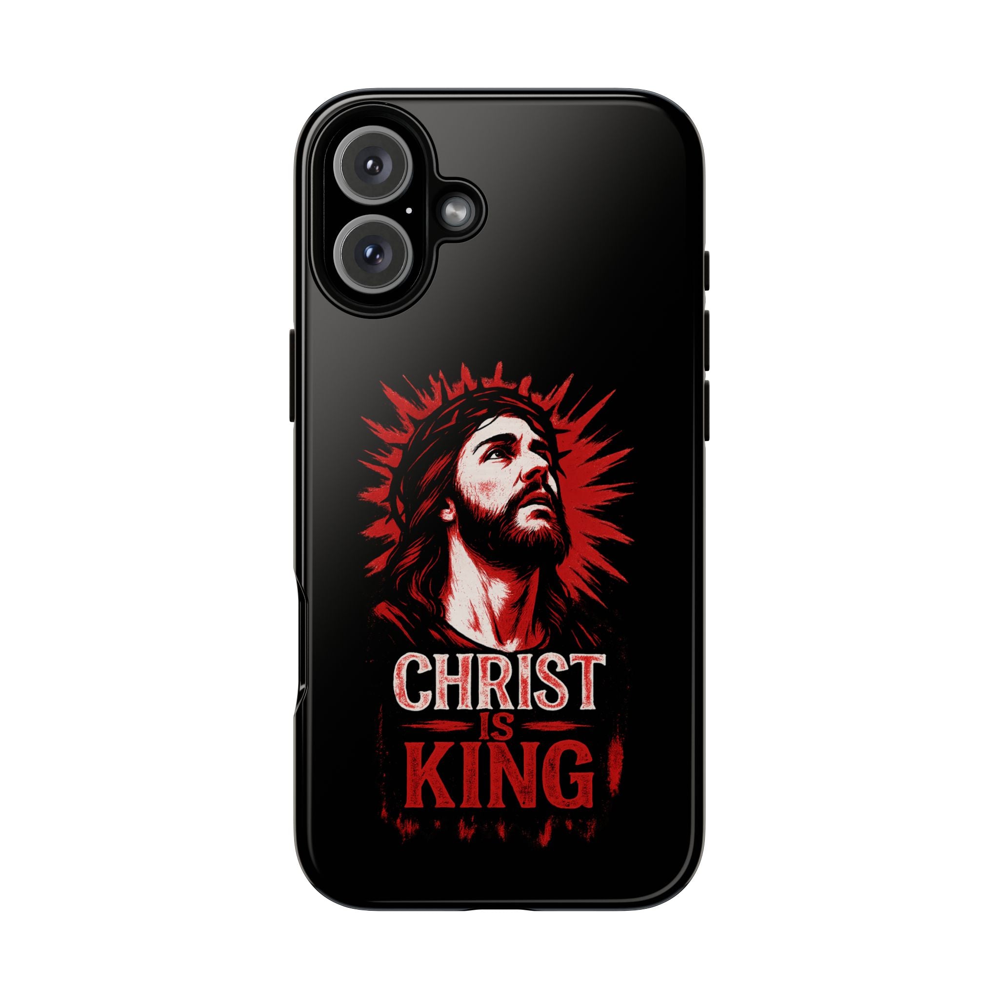 Christ is King Phone Case, Tough Phone Cover for Christian Faith