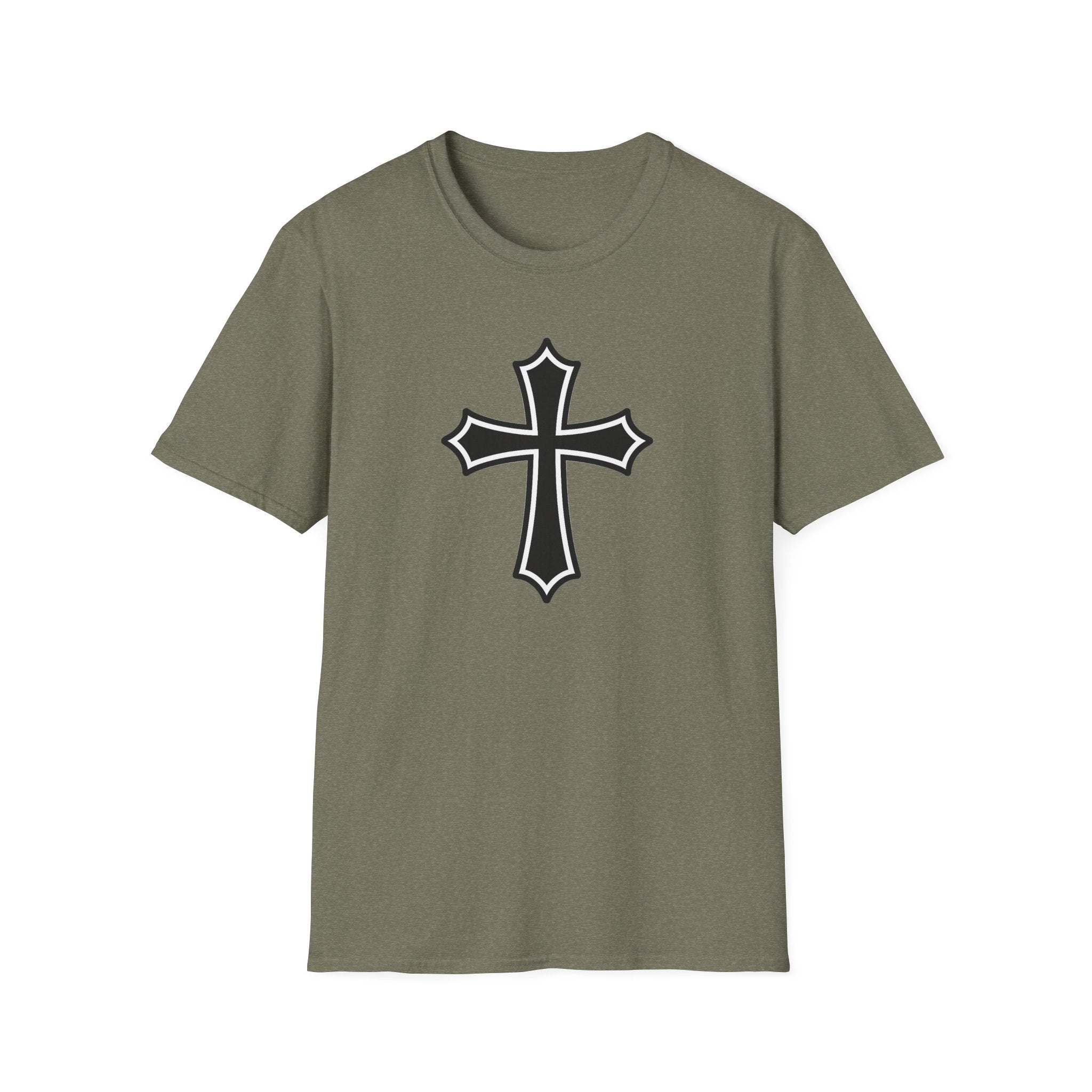 Medieval Style Cross Softstyle T-Shirt