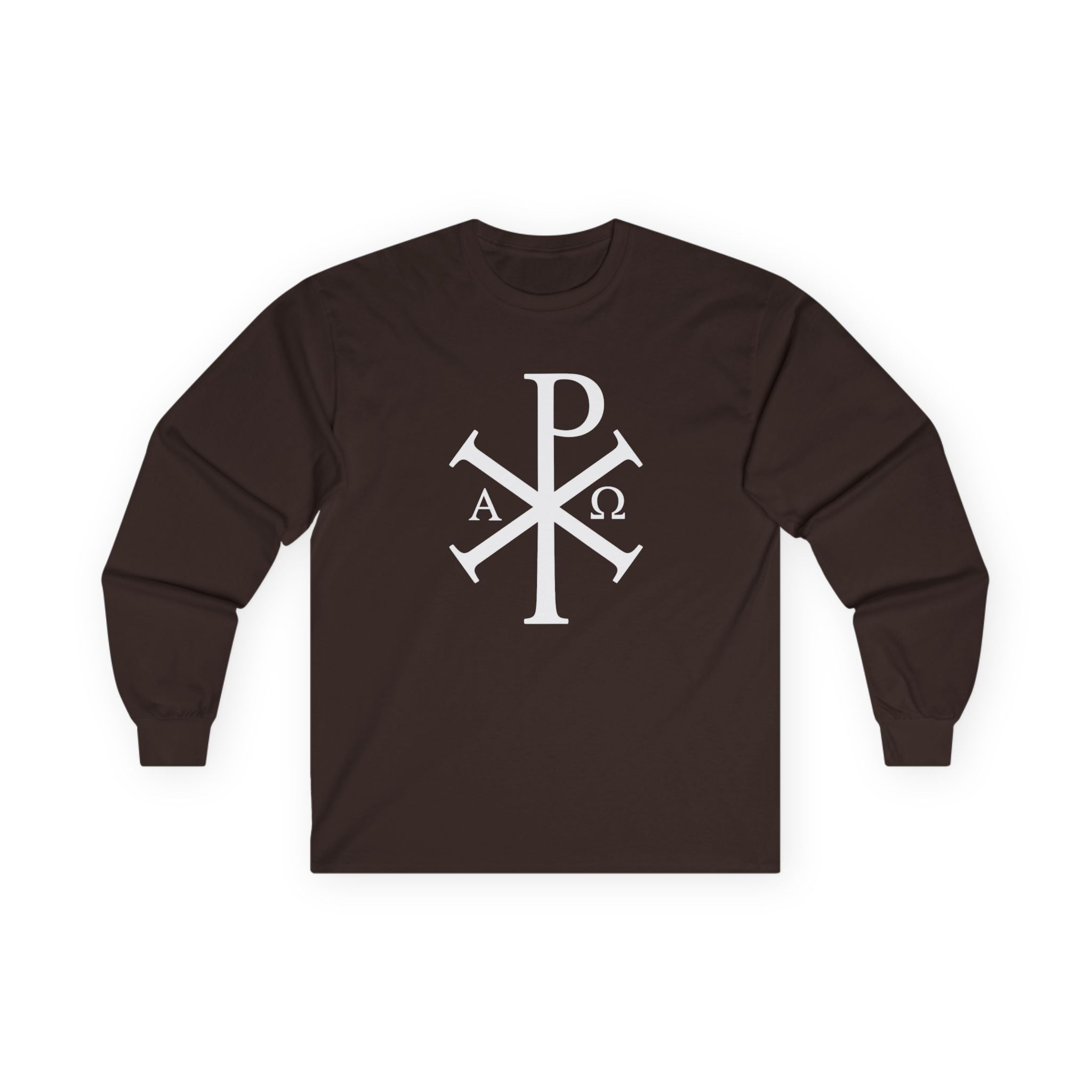 Stylish Long Sleeve T-Shirt with Pi Chi Rho Design