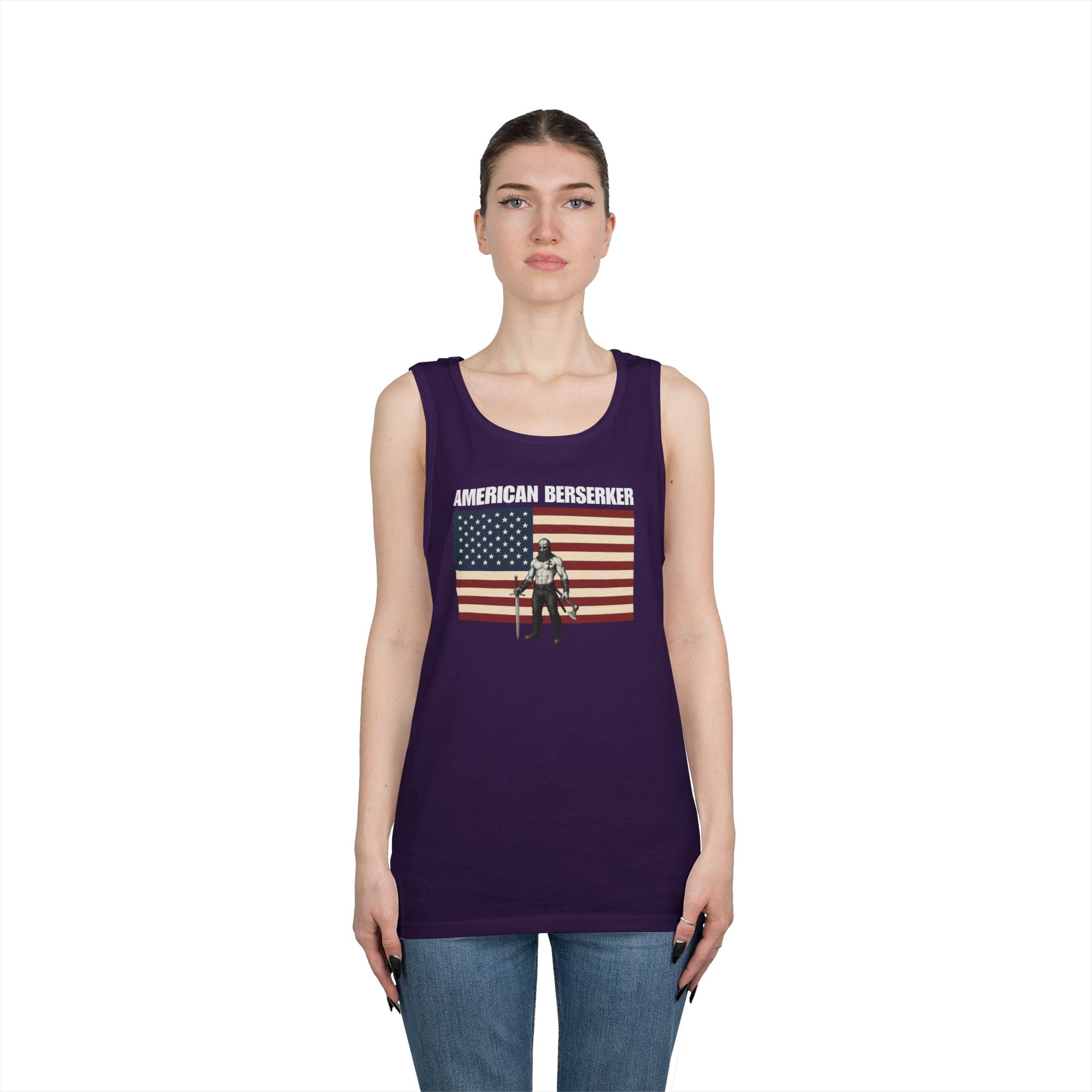 Bold American Berserker Heavy Cotton Tank Top