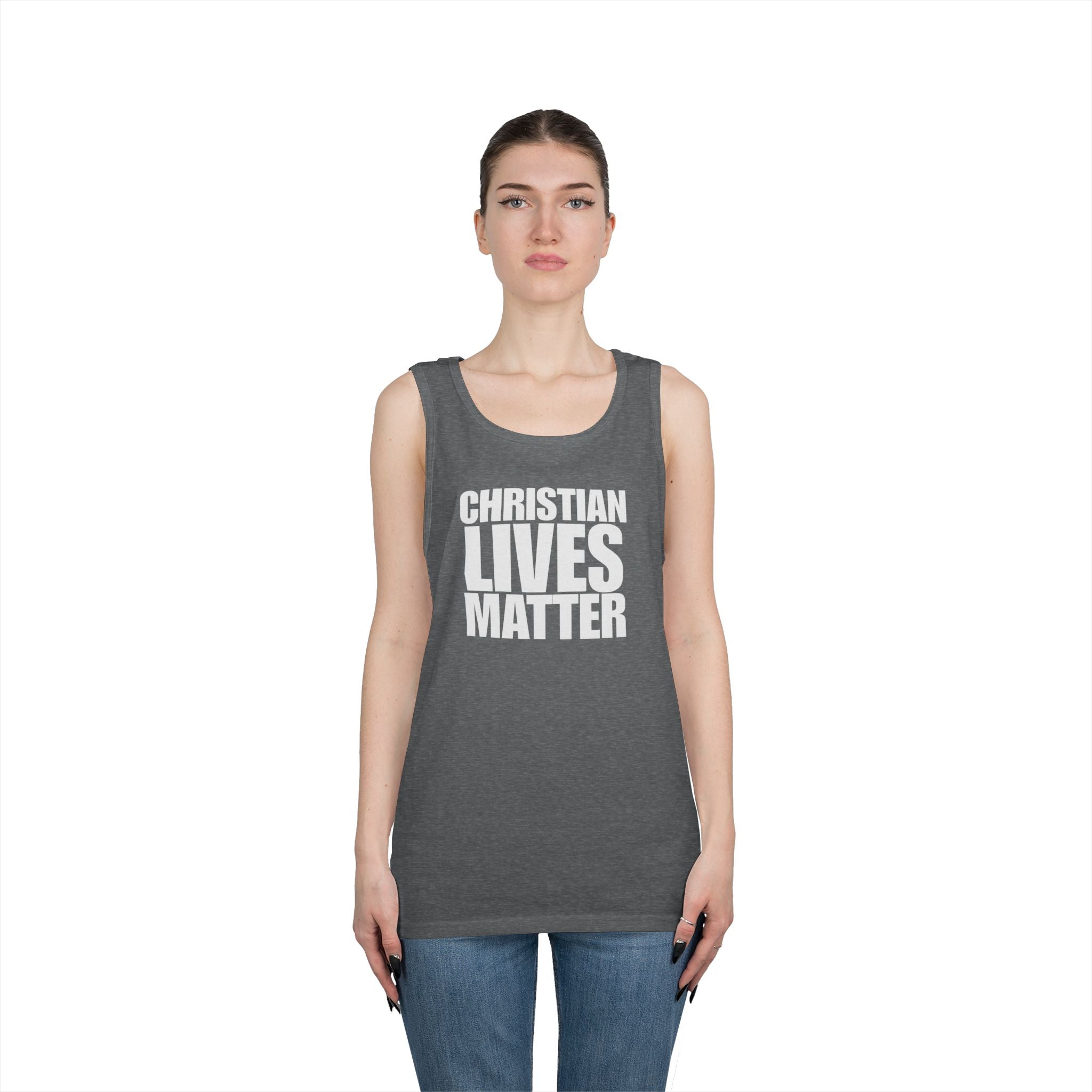 Christian Lives Matter Heavy Cotton Tank Top