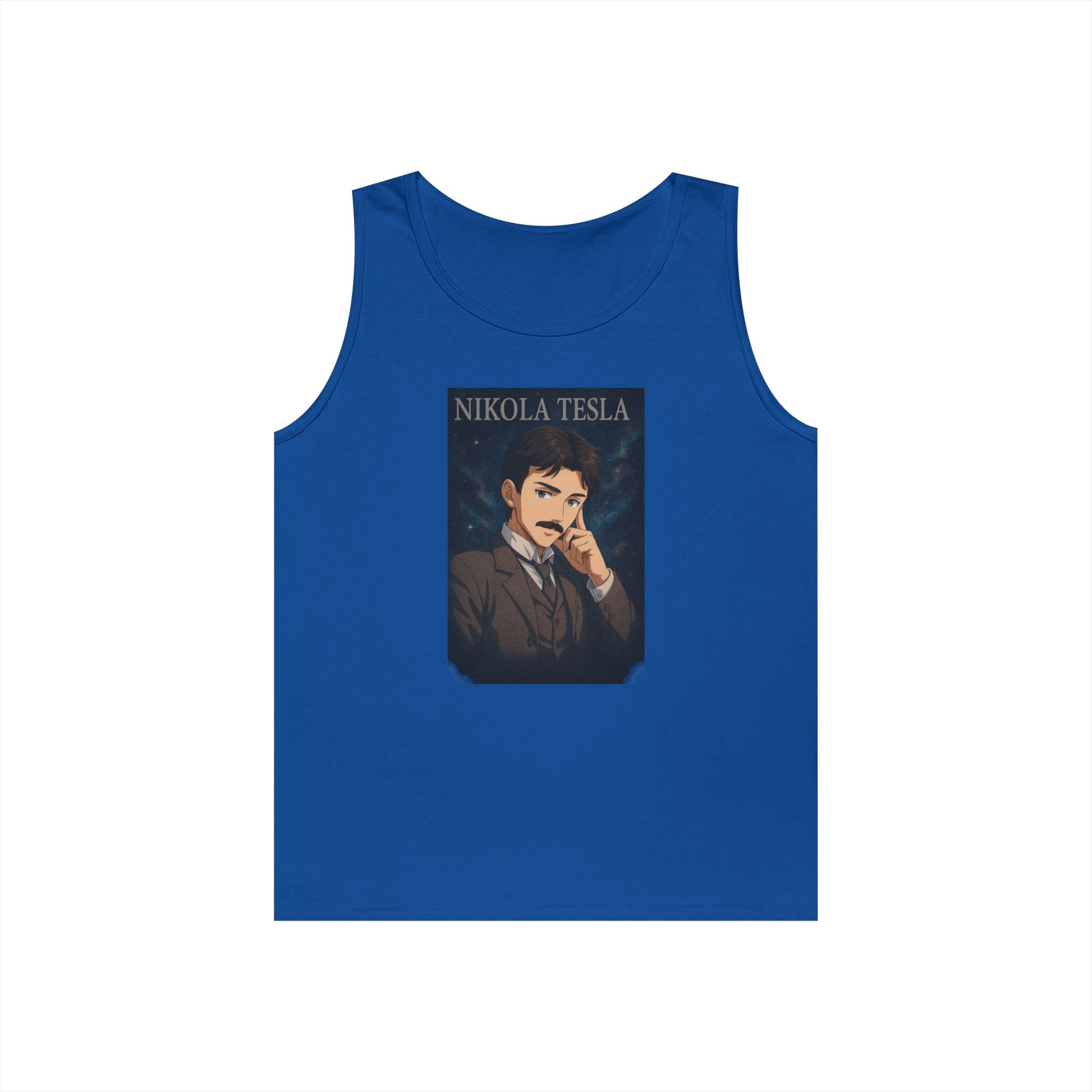 Nikola Tesla Unisex Heavy Cotton Tank Top