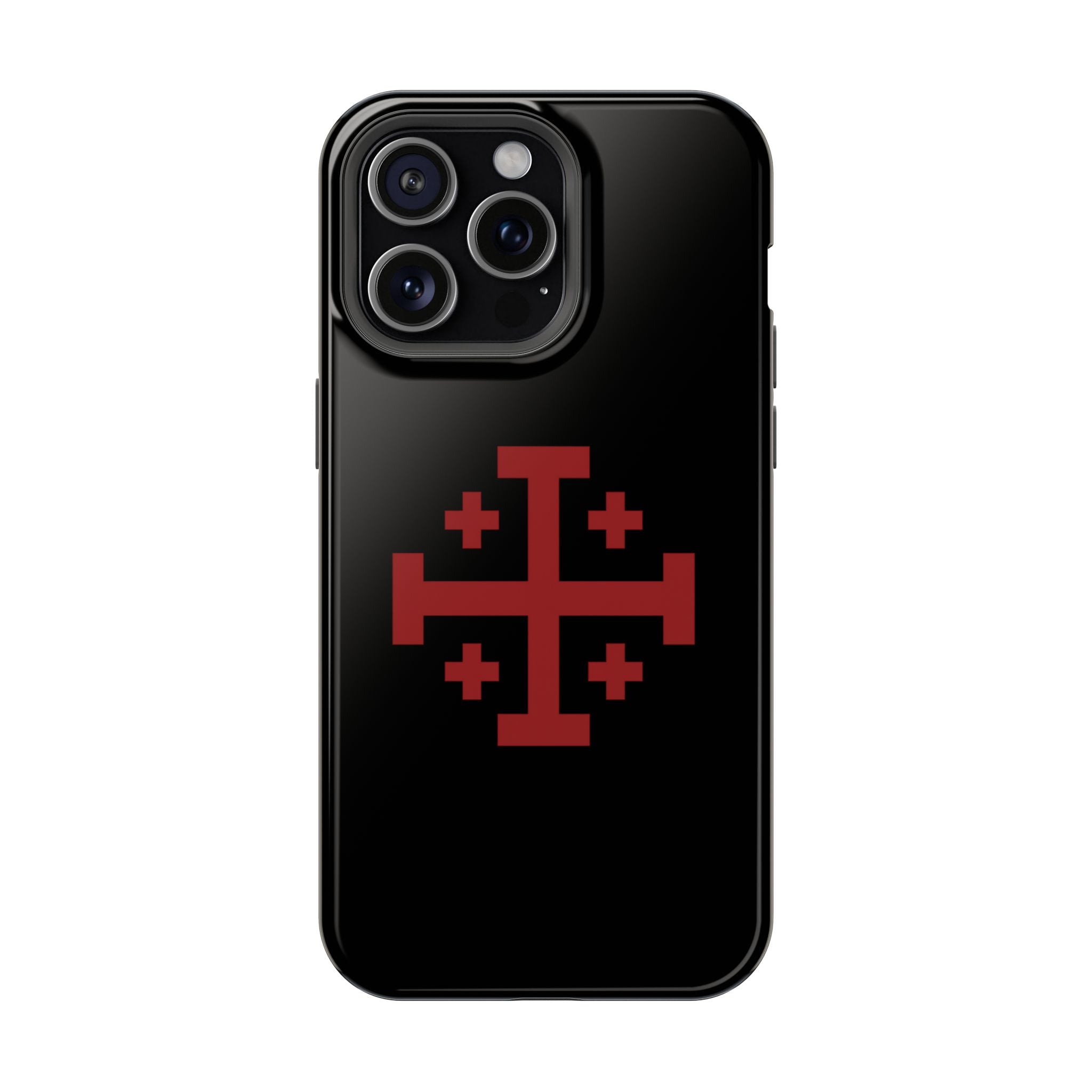 Cross Of Jerusalem Red Design Magnetic Impact-Resistant Cases