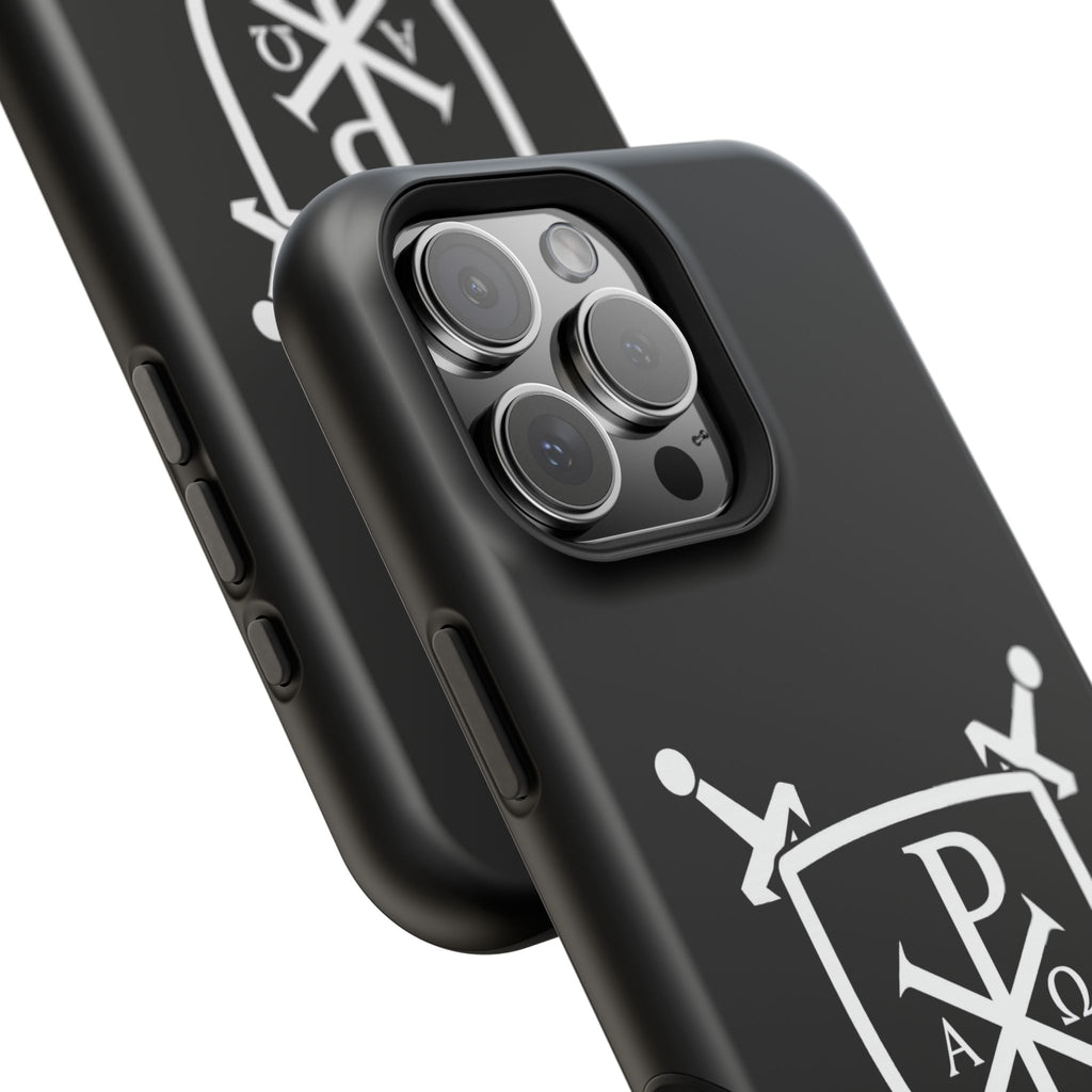 Swords and Shield Pi Chi Rho Graphic Design Magnetic Impact-Resistant Cases