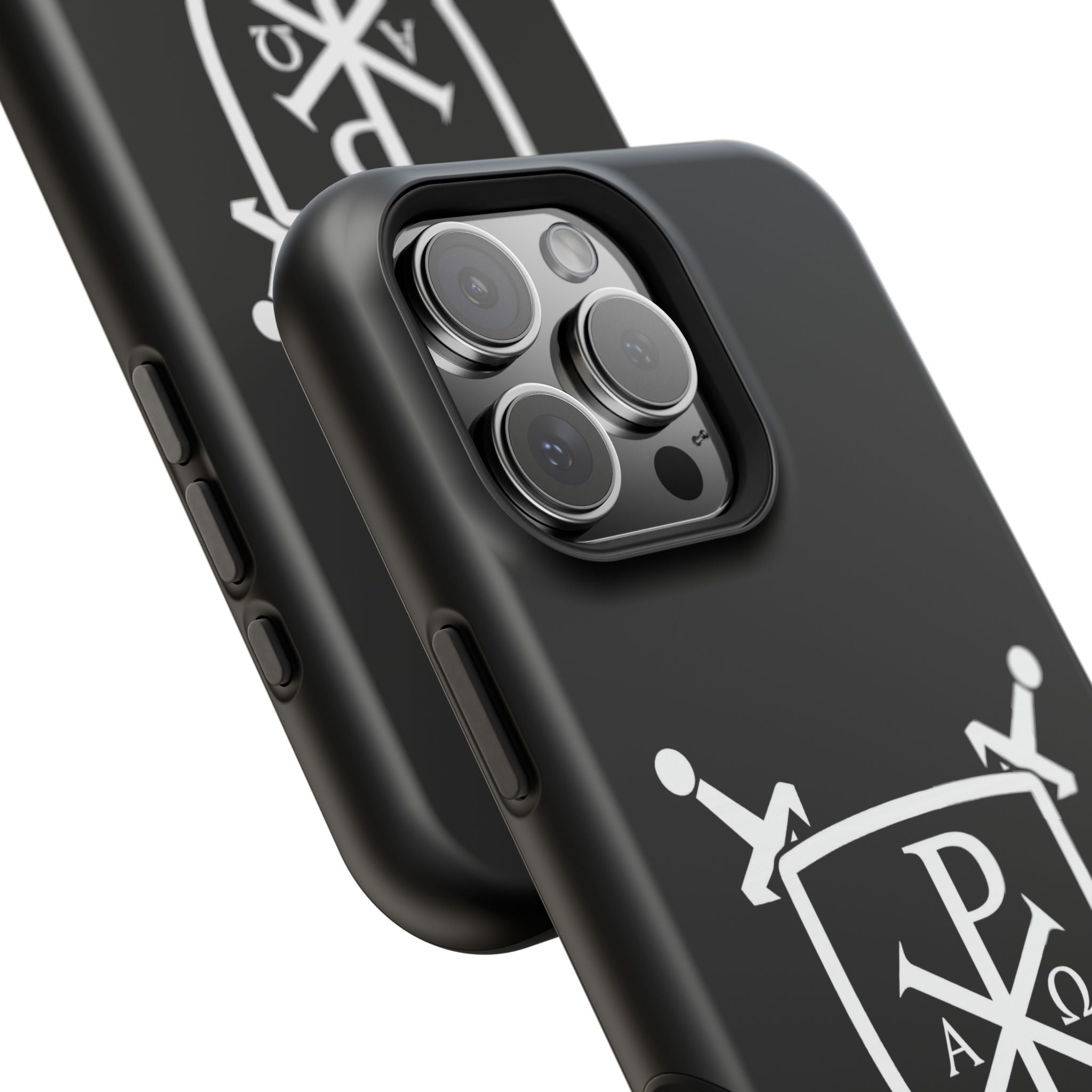 Swords and Shield Pi Chi Rho Graphic Design Magnetic Impact-Resistant Cases