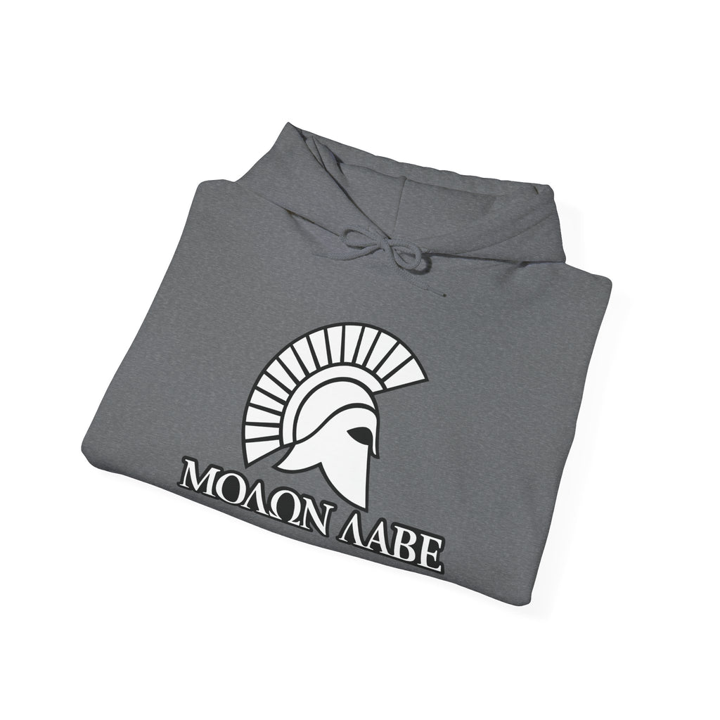 Molon Labe "Come and Take It!" in Greek Pull Over Hoodie Sweatshirt