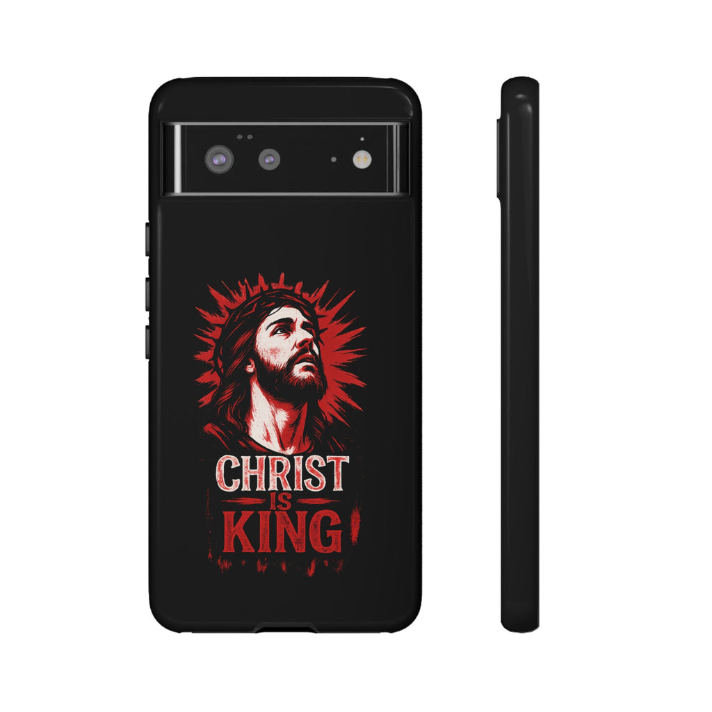 Christ is King Phone Case, Tough Phone Cover for Christian Faith