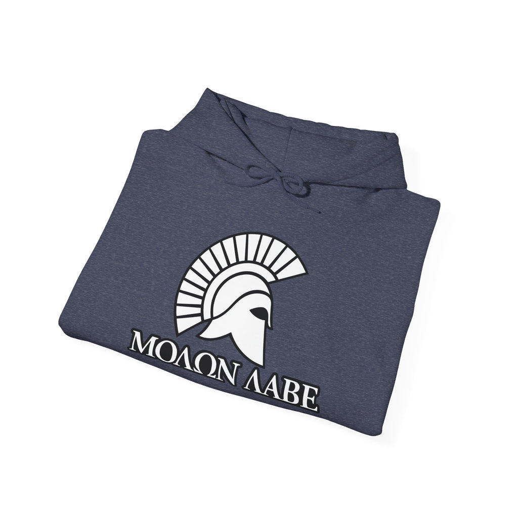 Molon Labe "Come and Take It!" in Greek Pull Over Hoodie Sweatshirt