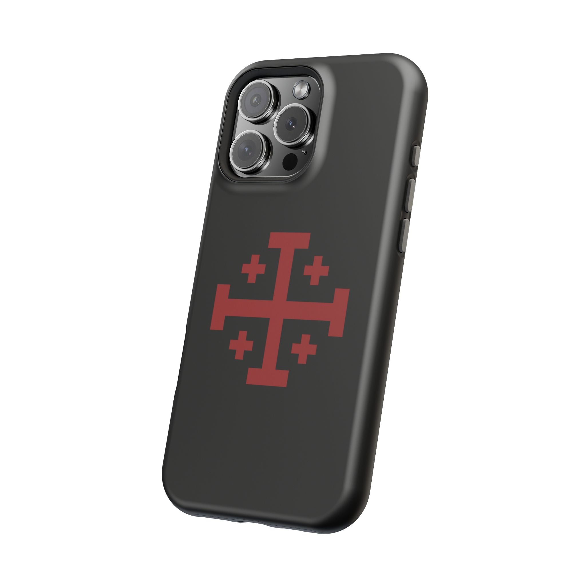 Cross Of Jerusalem Red Design Magnetic Impact-Resistant Cases