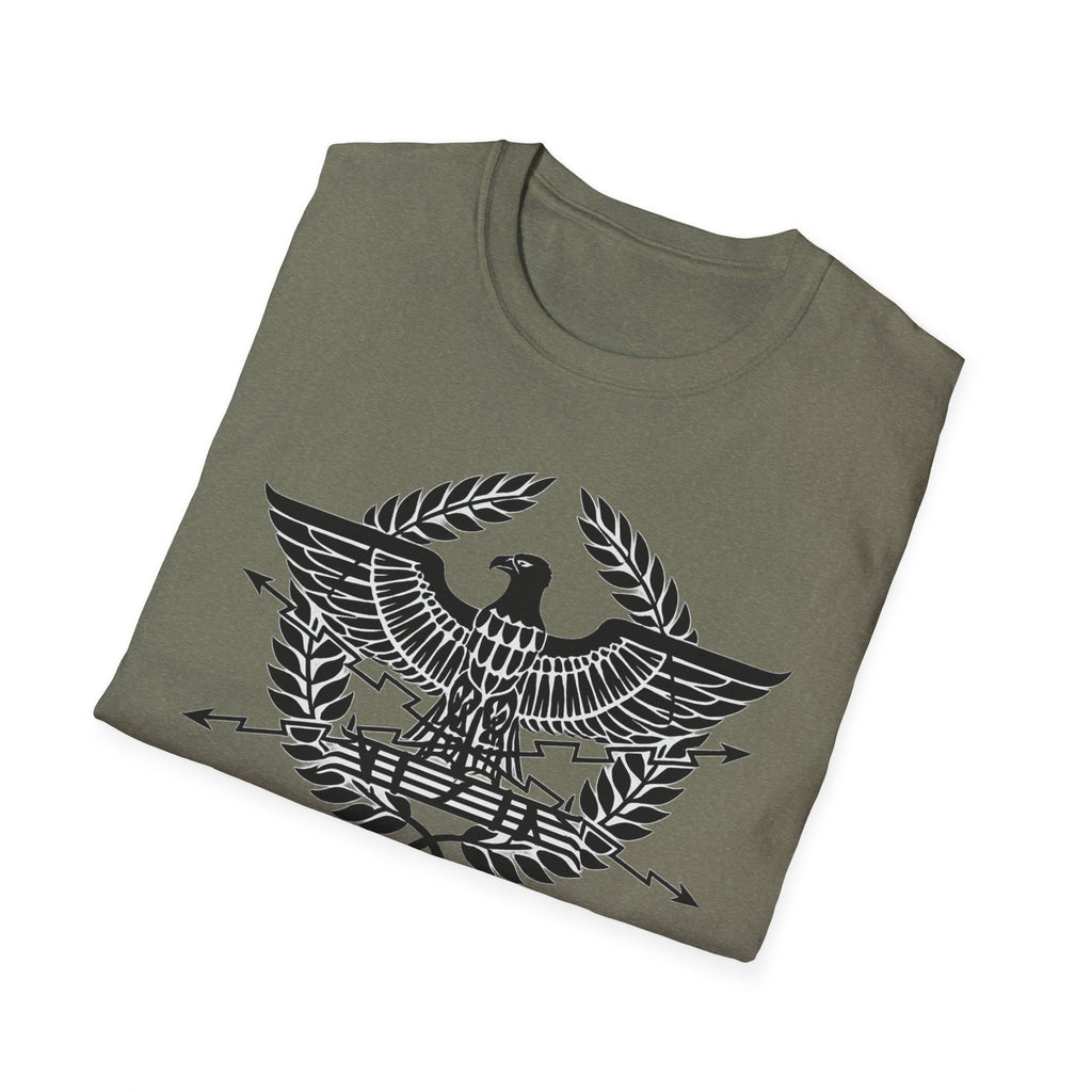 Roman Eagle SPQR Black Design Softstyle T-Shirt