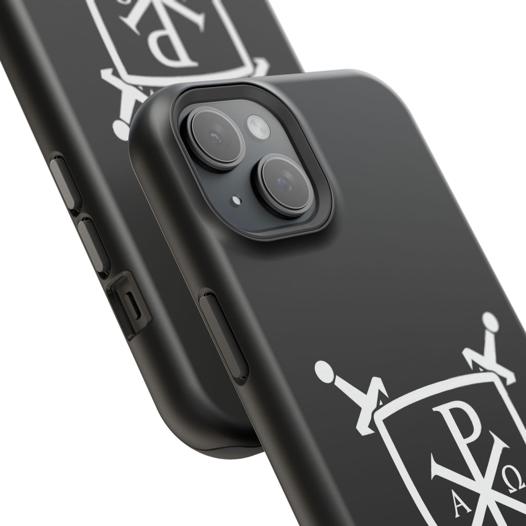 Swords and Shield Pi Chi Rho Graphic Design Magnetic Impact-Resistant Cases