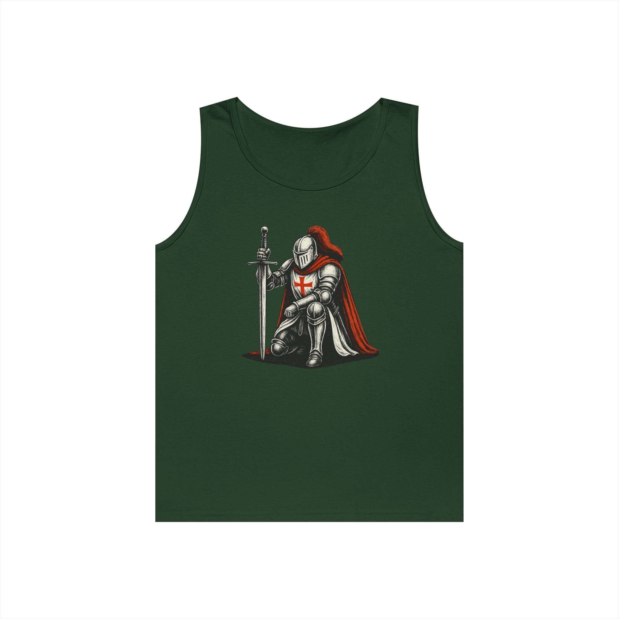 Crusader Knight Unisex Heavy Cotton Tank Top