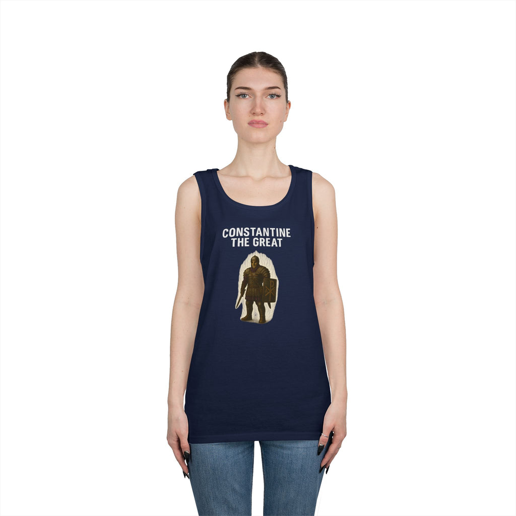 Constantine the Great Alt Design Heavy Cotton Tank Top