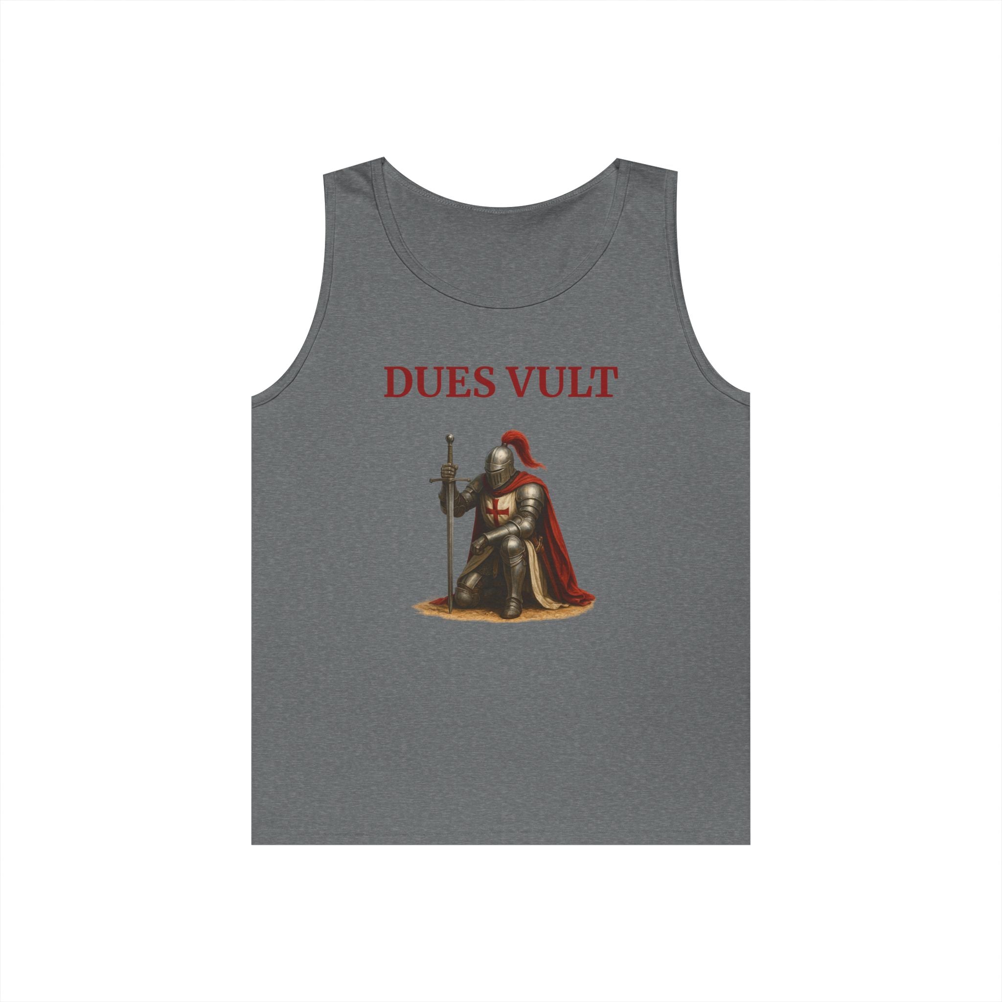 Knight-Inspired Dues Vult Crusader Tank Top