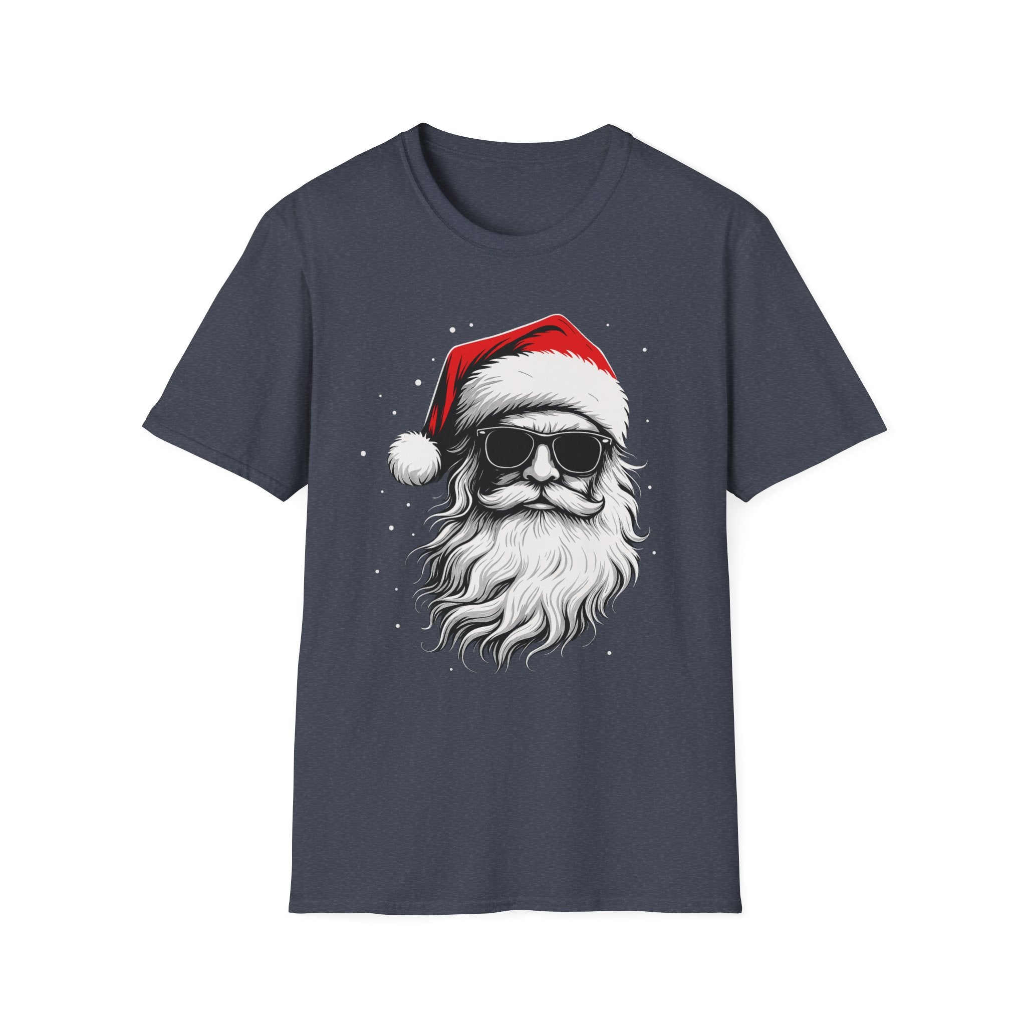 Santa with Sunglasses T-Shirt | Funny Christmas Tee | Cool Holiday Shirt