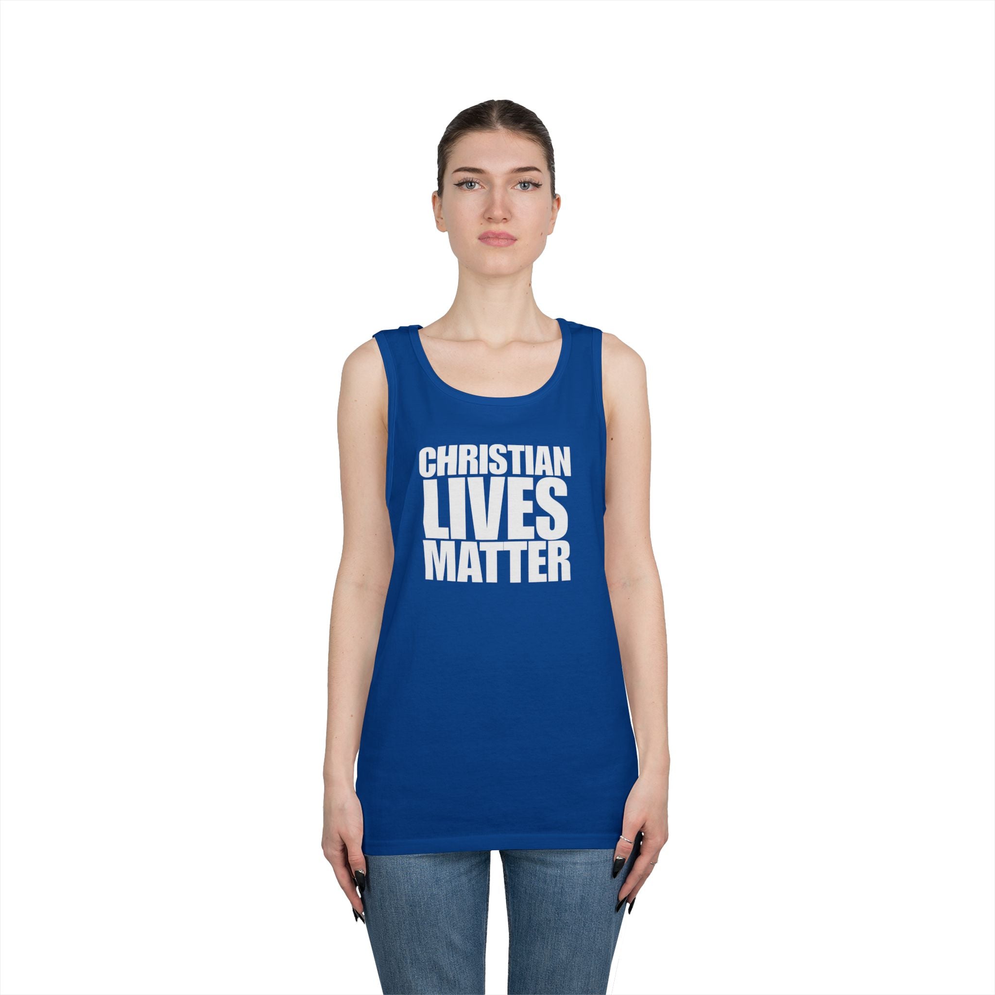 Christian Lives Matter Heavy Cotton Tank Top