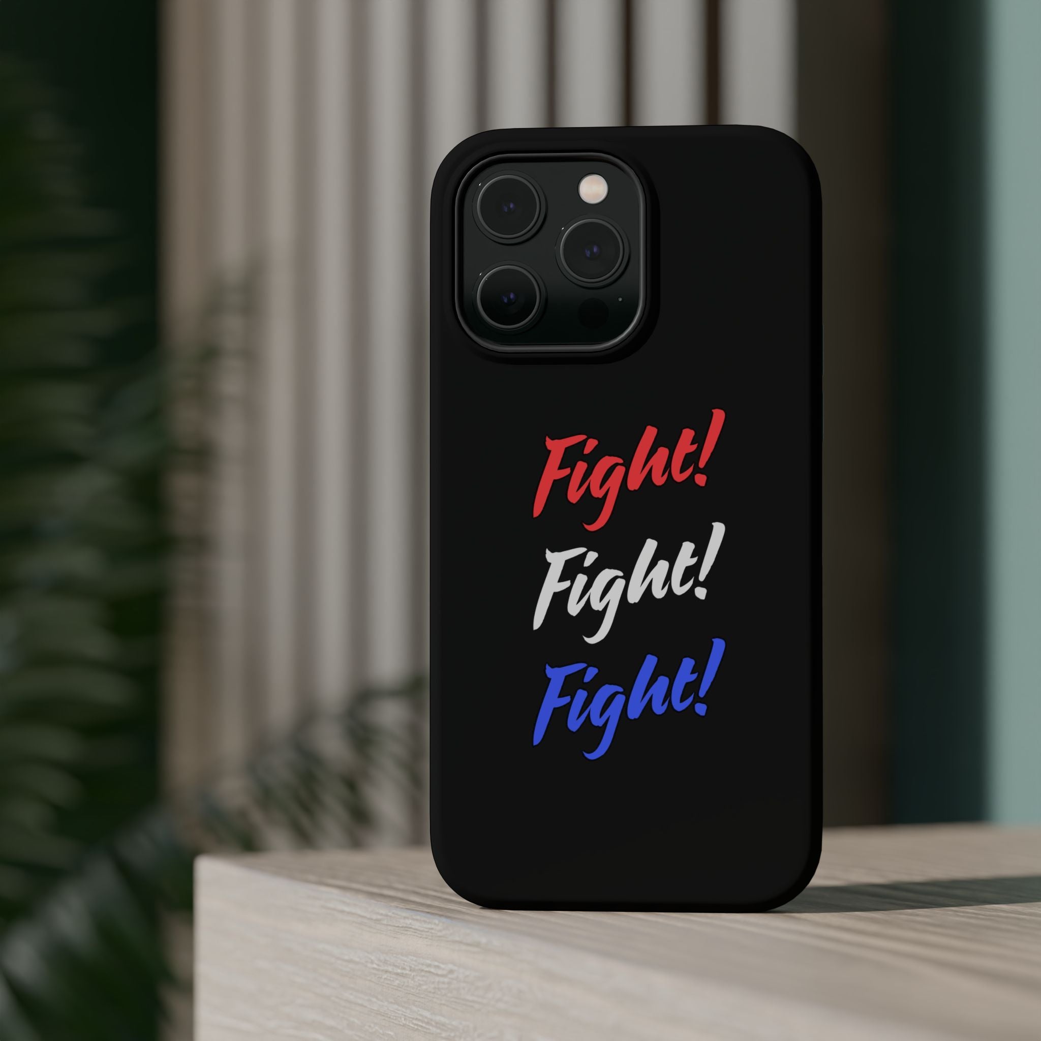 Magnetic Phone Cases, Motivational Phone Cover, Fight! Fight! Fight! Case, Personalized Phone Accessory, Unique Gift for Fighters