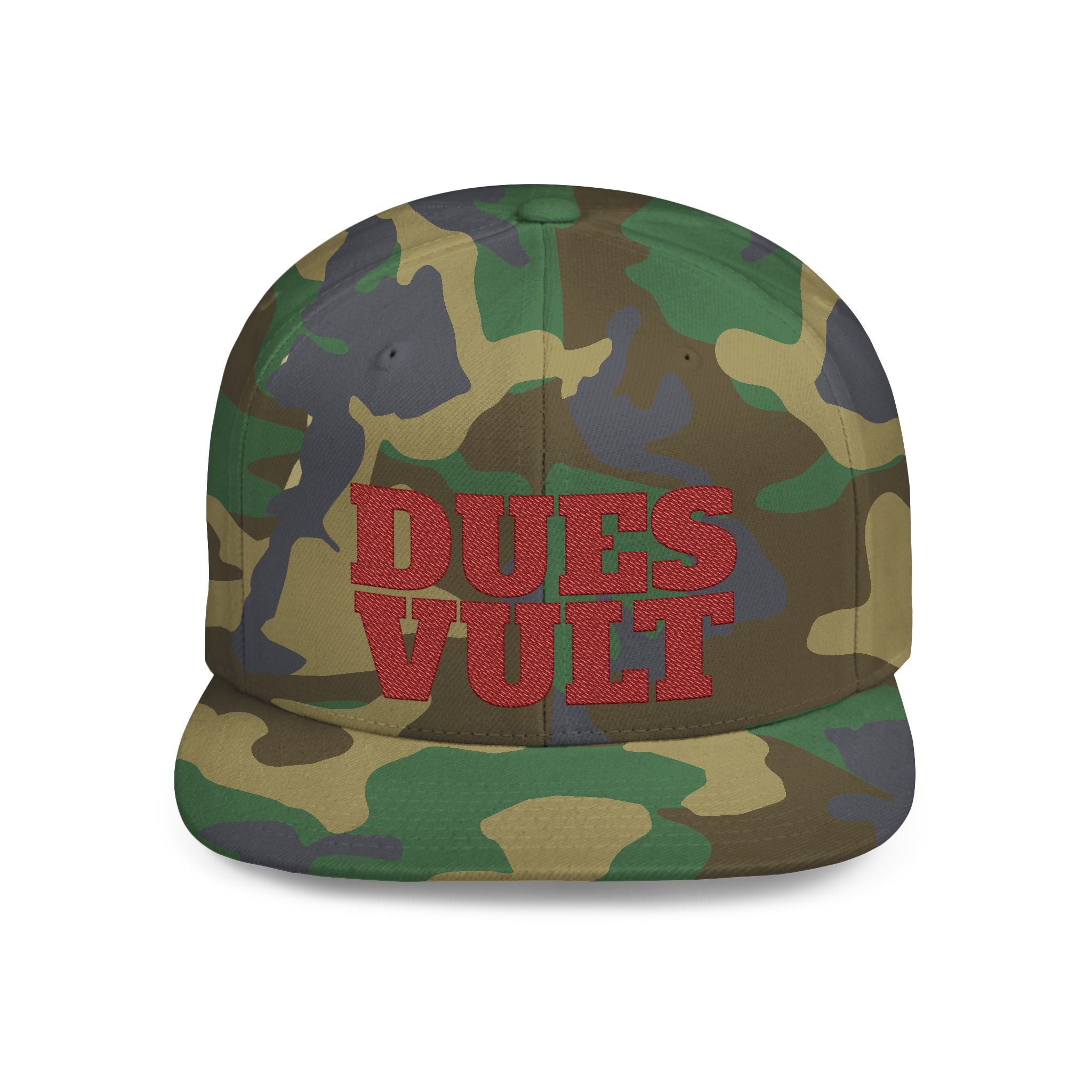 Dues Vult Flat Bill Snapback Hat
