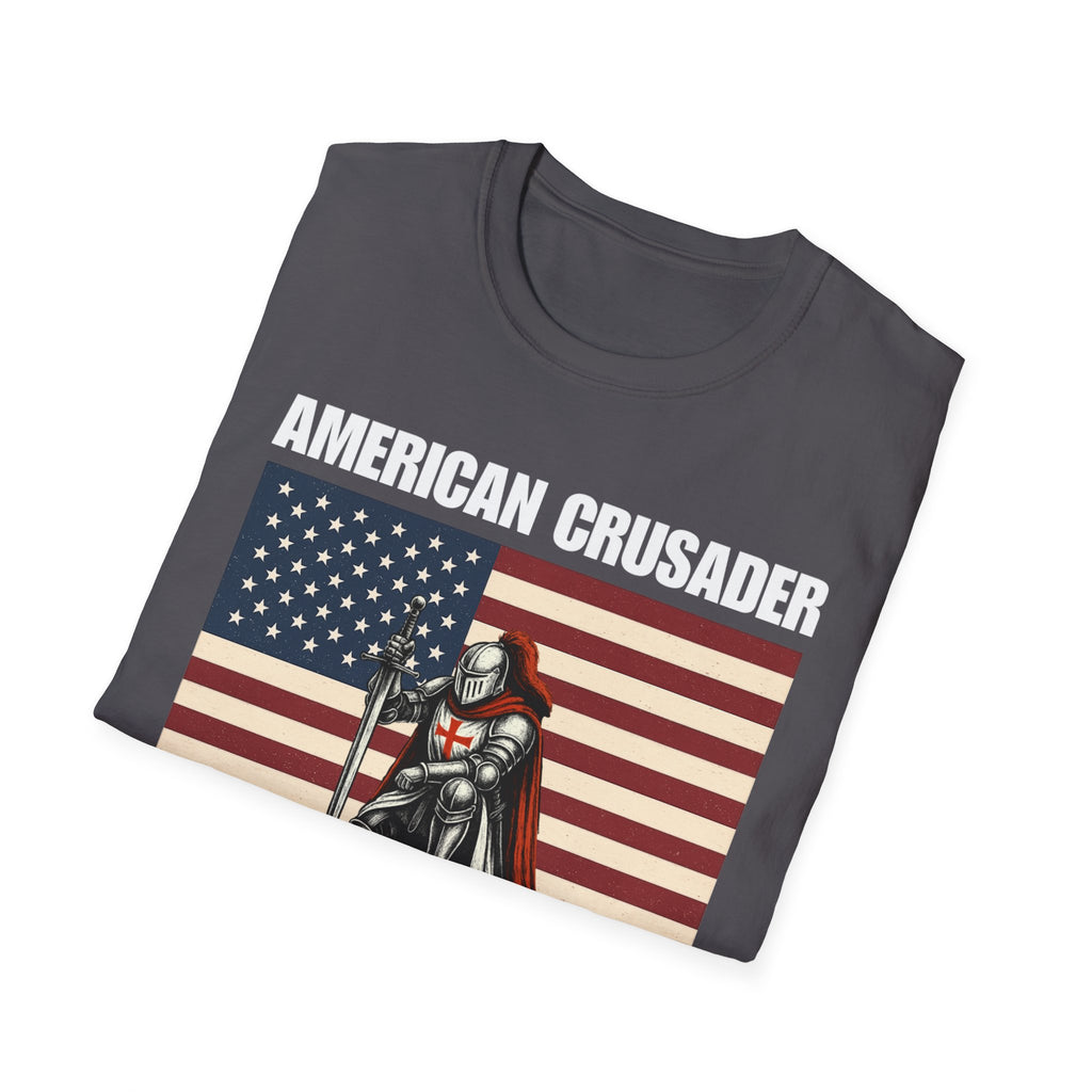 American Crusader Alt Color Design Softstyle Cotton T-Shirt