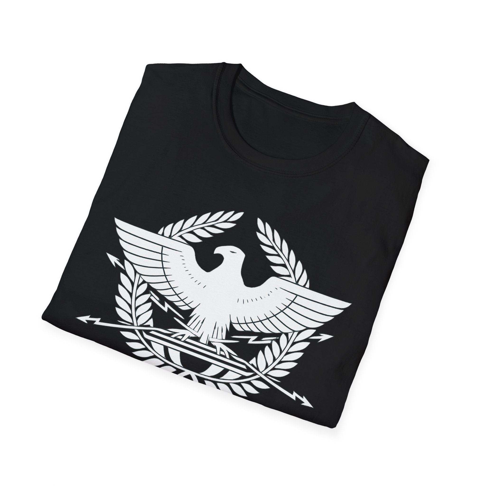 SPQR Roman Eagle White Design Softstyle T-Shirt