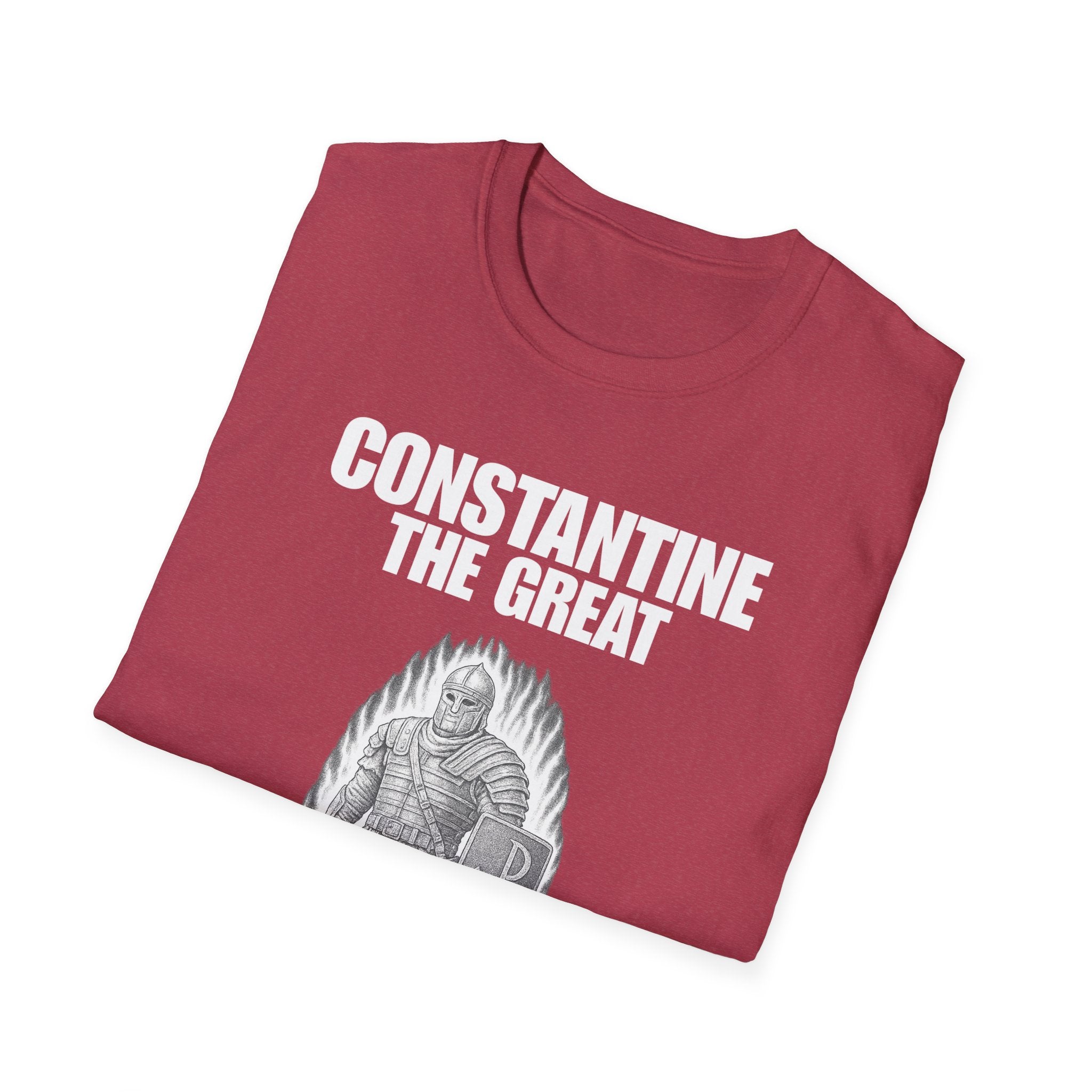 Constantine the Great White Design Unisex Softstyle T-Shirt
