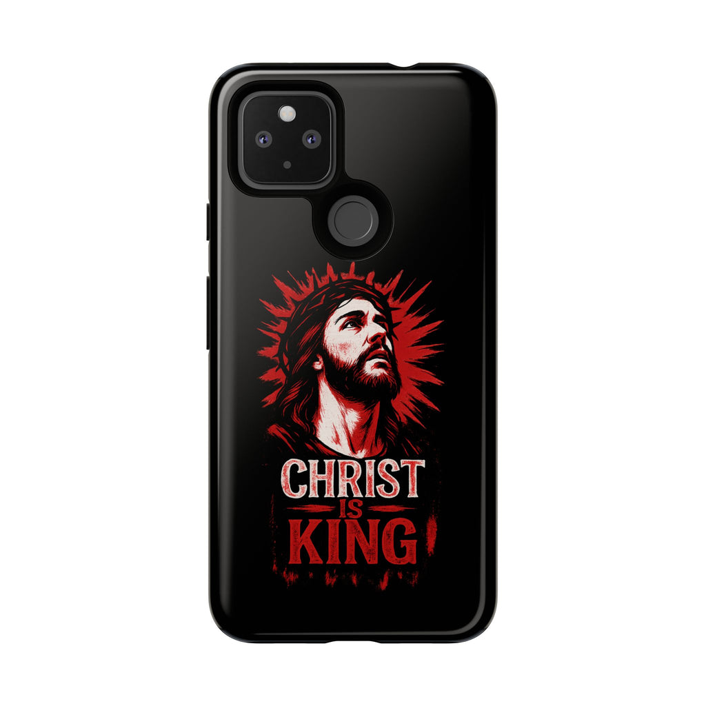 Christ is King Phone Case, Tough Phone Cover for Christian Faith