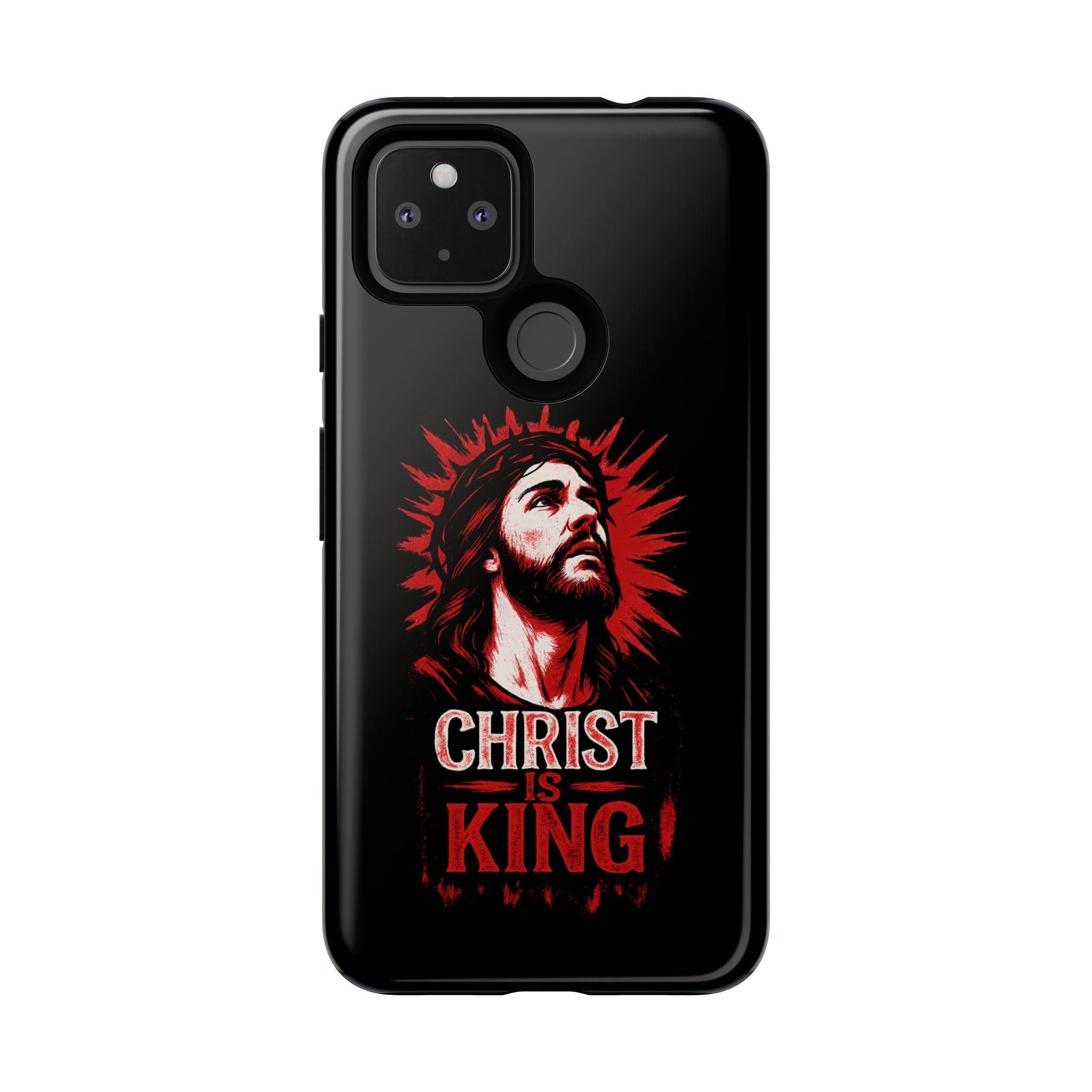 Christ is King Phone Case, Tough Phone Cover for Christian Faith