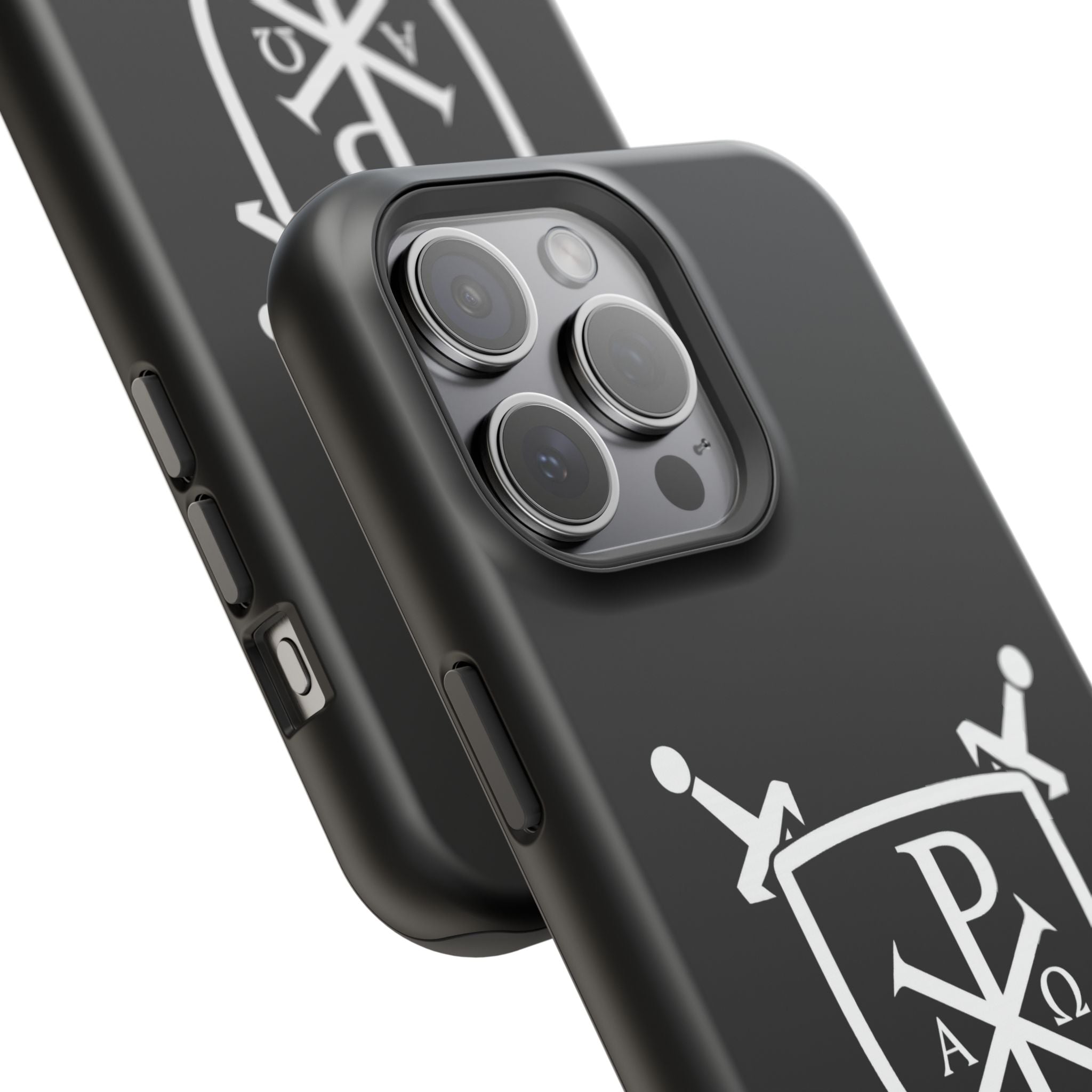 Swords and Shield Pi Chi Rho Graphic Design Magnetic Impact-Resistant Cases