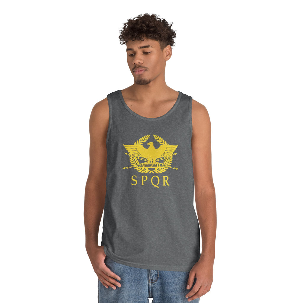 Roman Eagle SPQR Unisex Heavy Cotton Tank Top