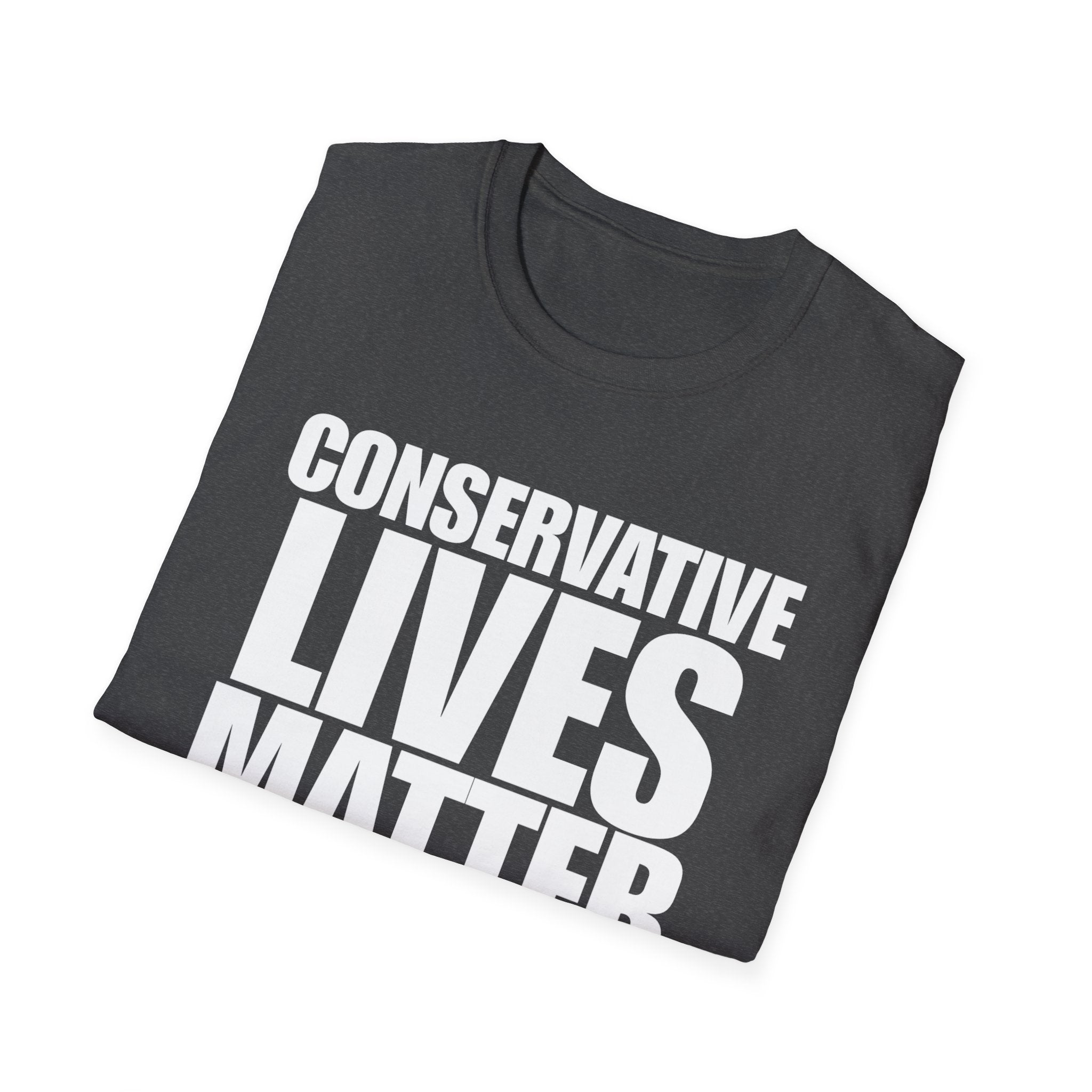 Conservative Lives Matter Graphic Cotton T-Shirt