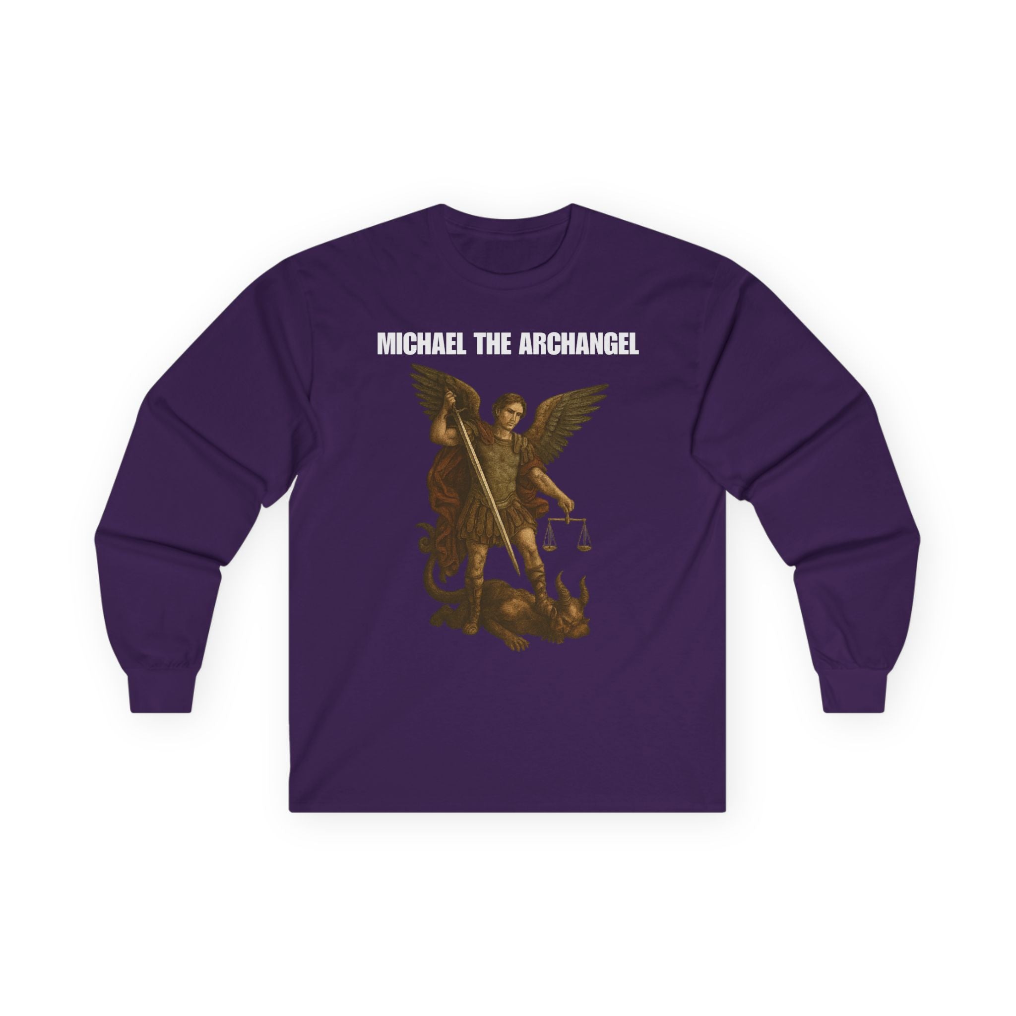 Michael the Archangel Graphic Long Sleeve Tee