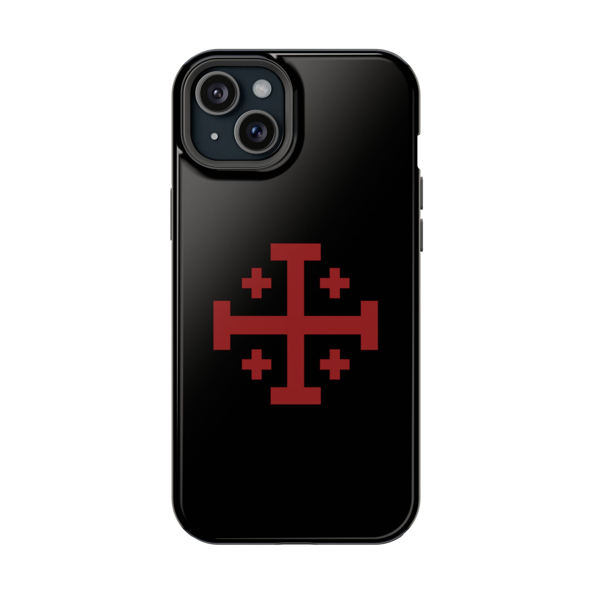 Cross Of Jerusalem Red Design Magnetic Impact-Resistant Cases