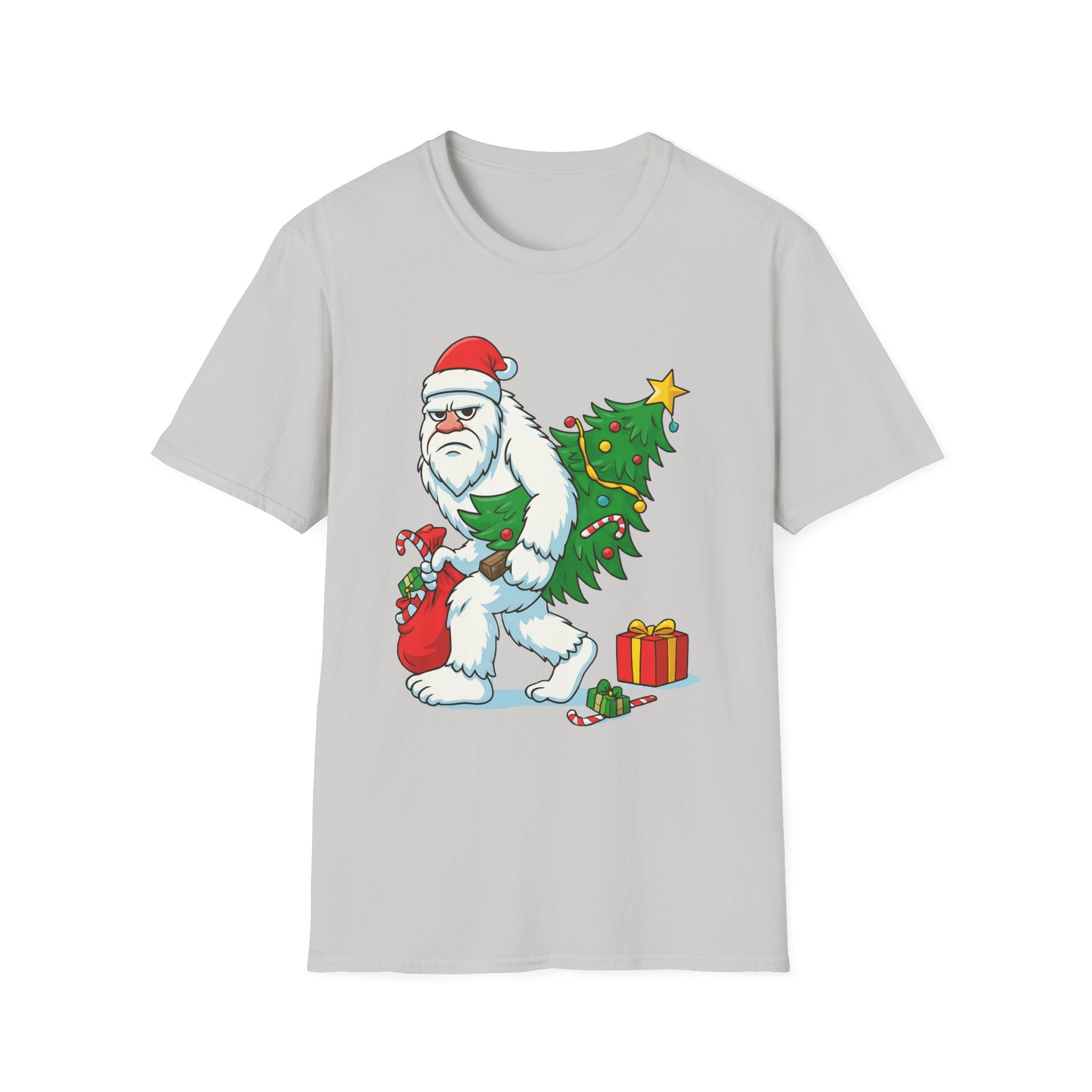 Yeti Stole Christmas T-Shirt | Funny Holiday Tee | Festive Unisex Cotton Shirt