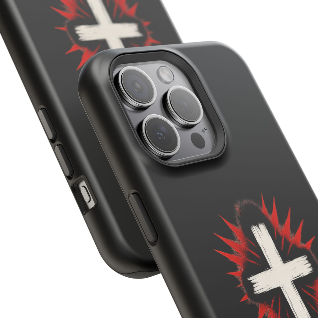 Crucifix Magnetic Impact Resistant Phone Case