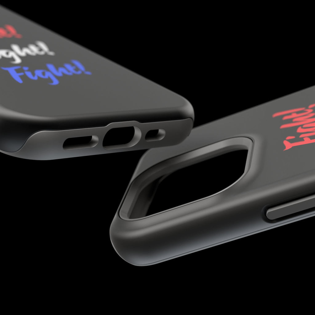 Magnetic Phone Cases, Motivational Phone Cover, Fight! Fight! Fight! Case, Personalized Phone Accessory, Unique Gift for Fighters