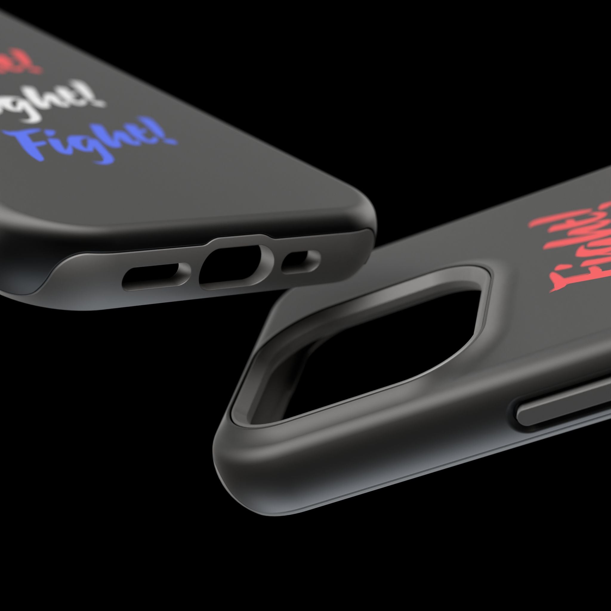 Magnetic Phone Cases, Motivational Phone Cover, Fight! Fight! Fight! Case, Personalized Phone Accessory, Unique Gift for Fighters