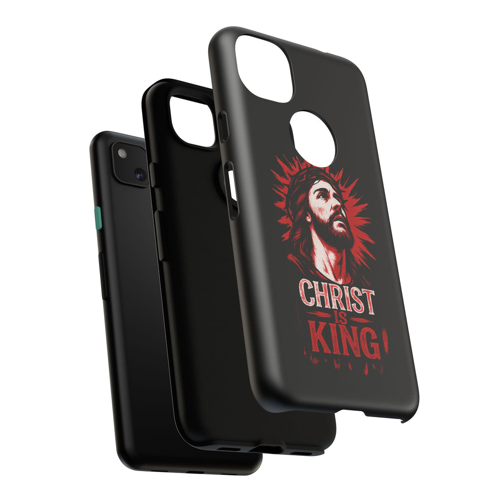 Christ is King Phone Case, Tough Phone Cover for Christian Faith