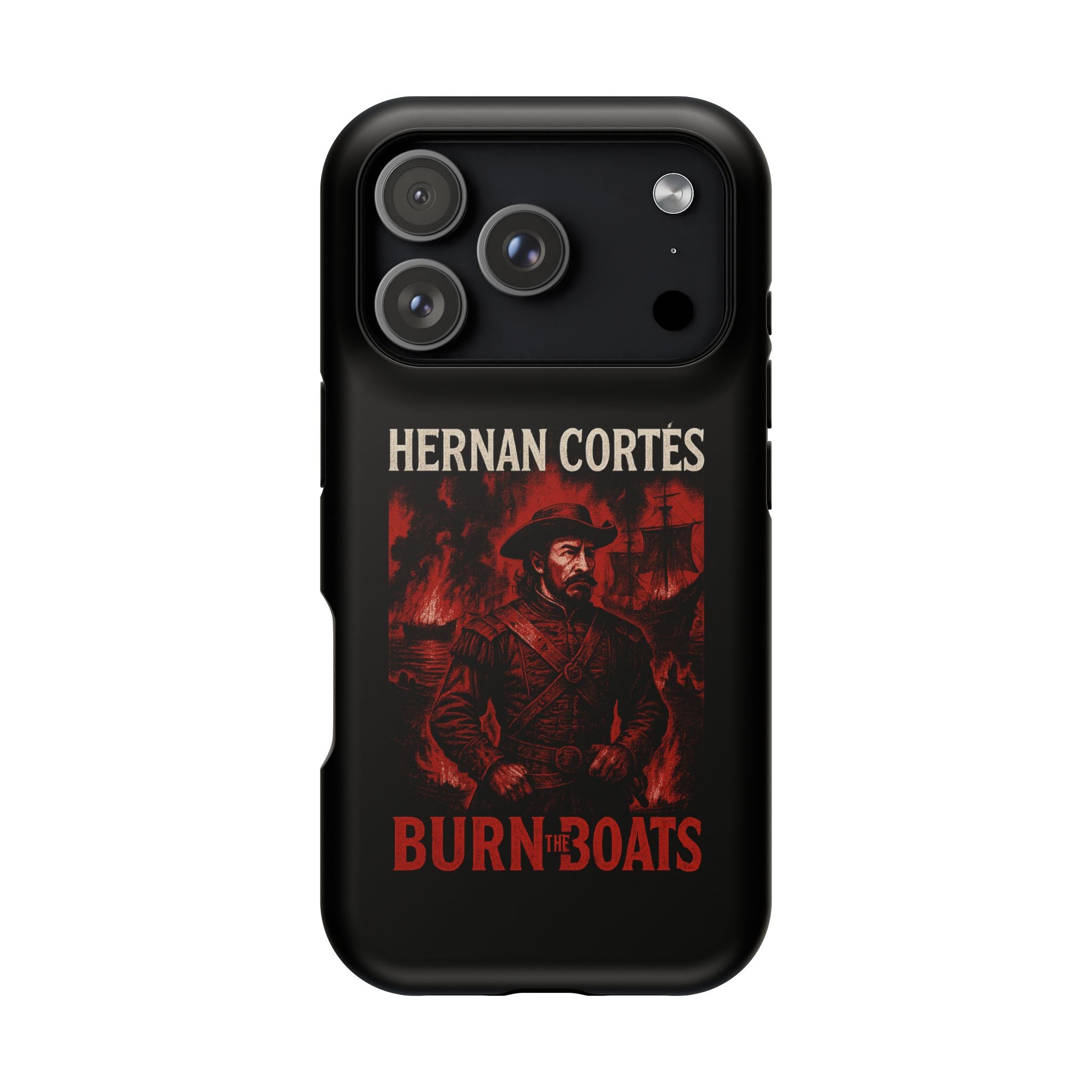 Hernan Cortes Impact-Resistant Magnetic Phone Case