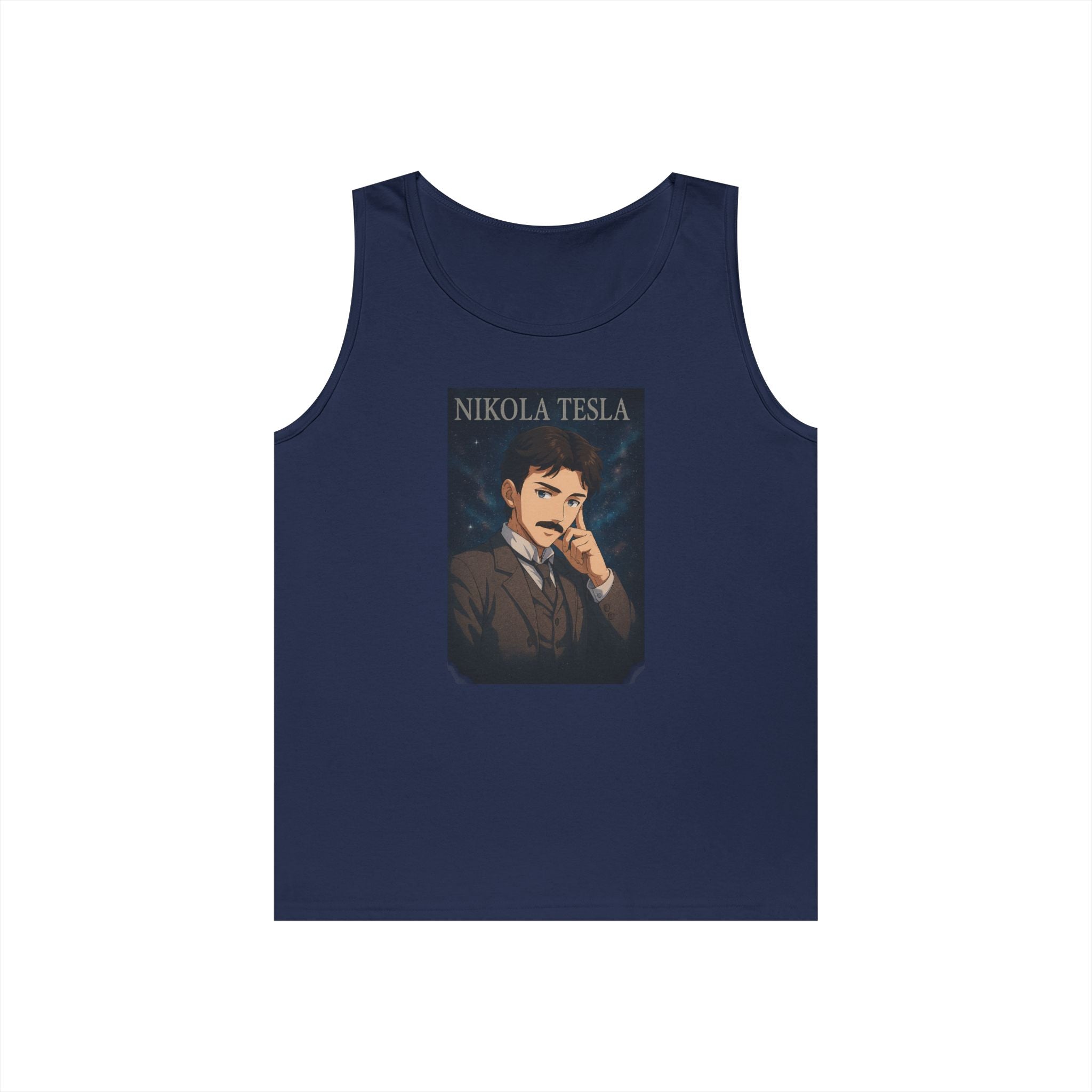 Nikola Tesla Unisex Heavy Cotton Tank Top