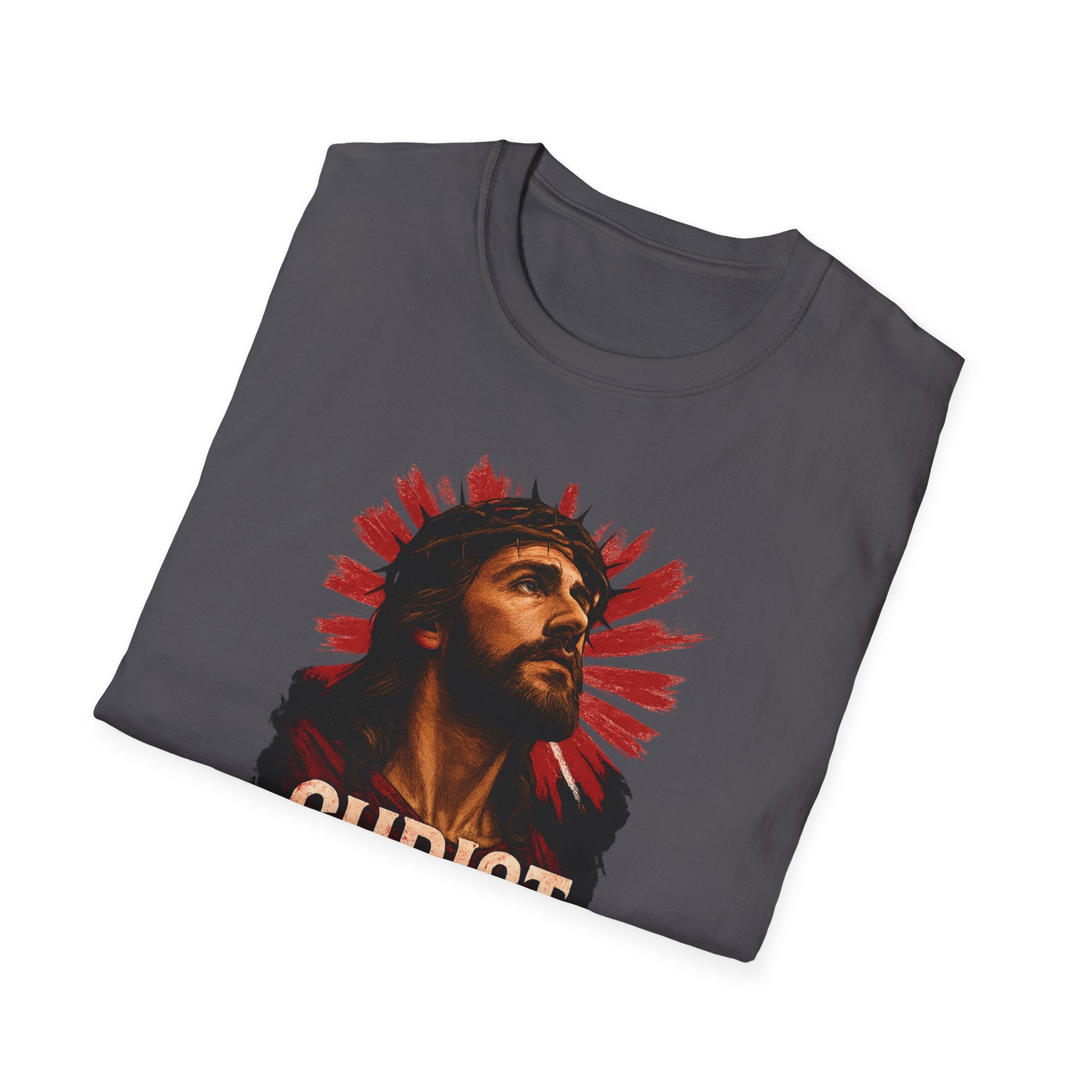 Christ is King Unisex Softstyle T-Shirt Alt Design