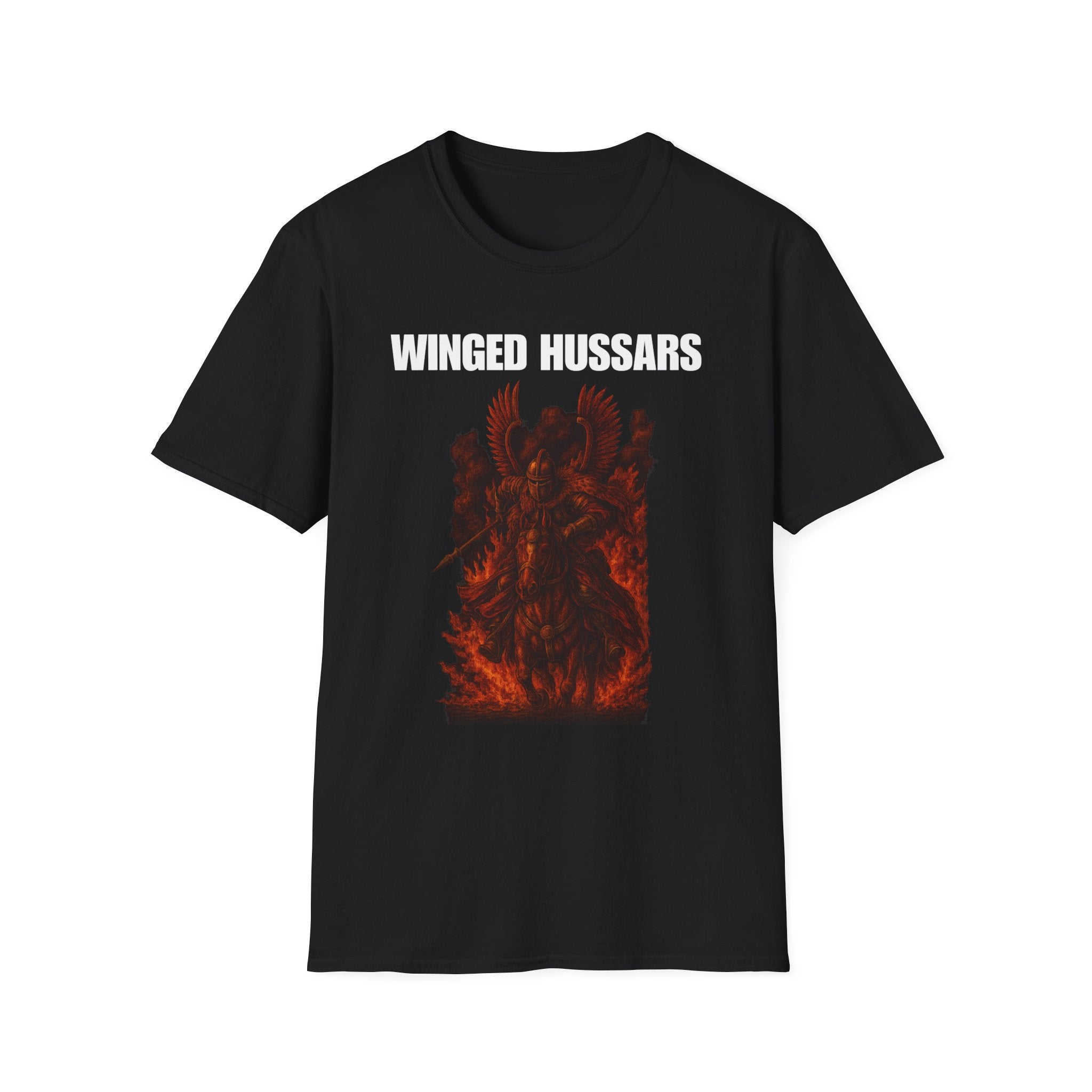 Winged Hussars Fiery Softstyle Cotton Shirt T-Shirt