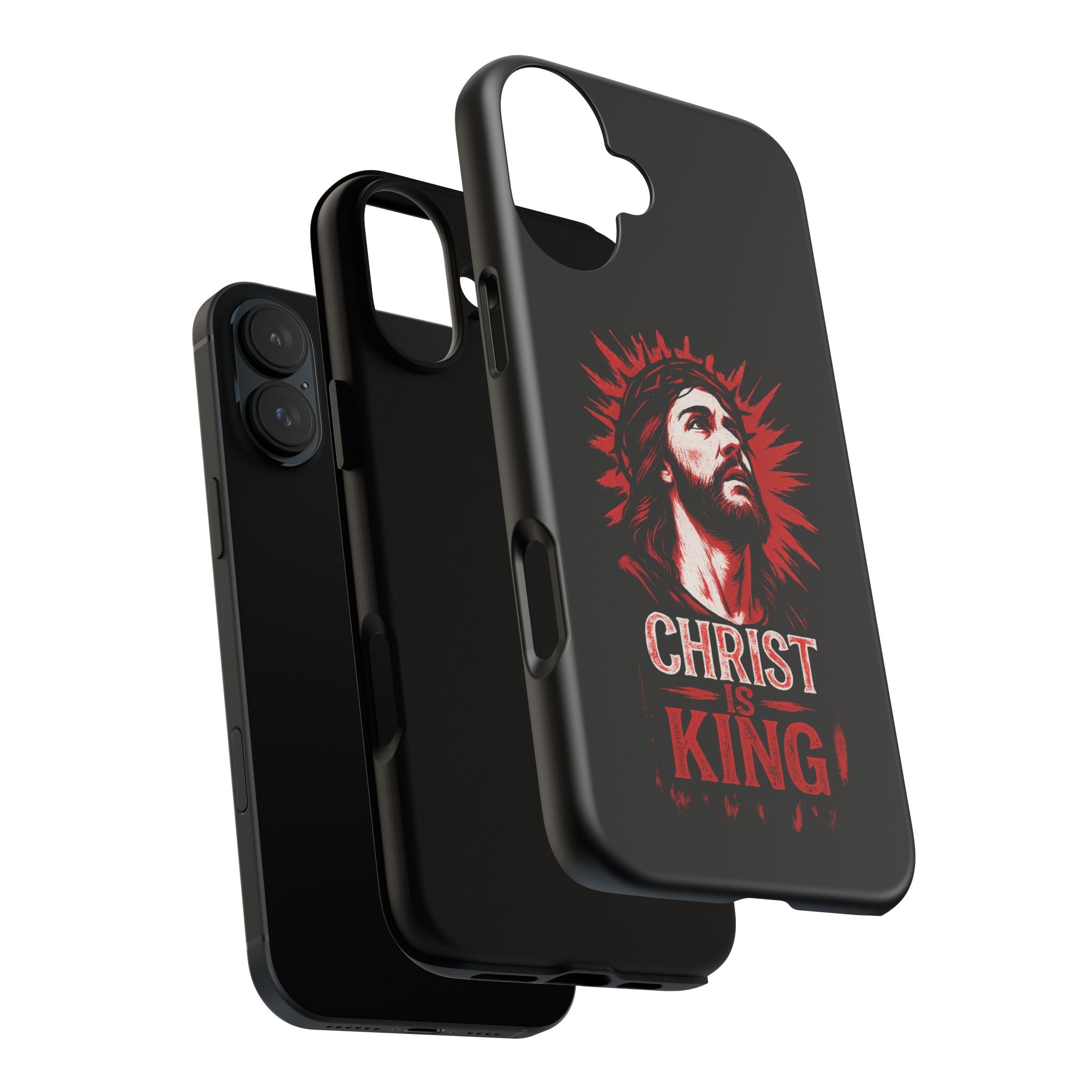 Christ is King Phone Case, Tough Phone Cover for Christian Faith