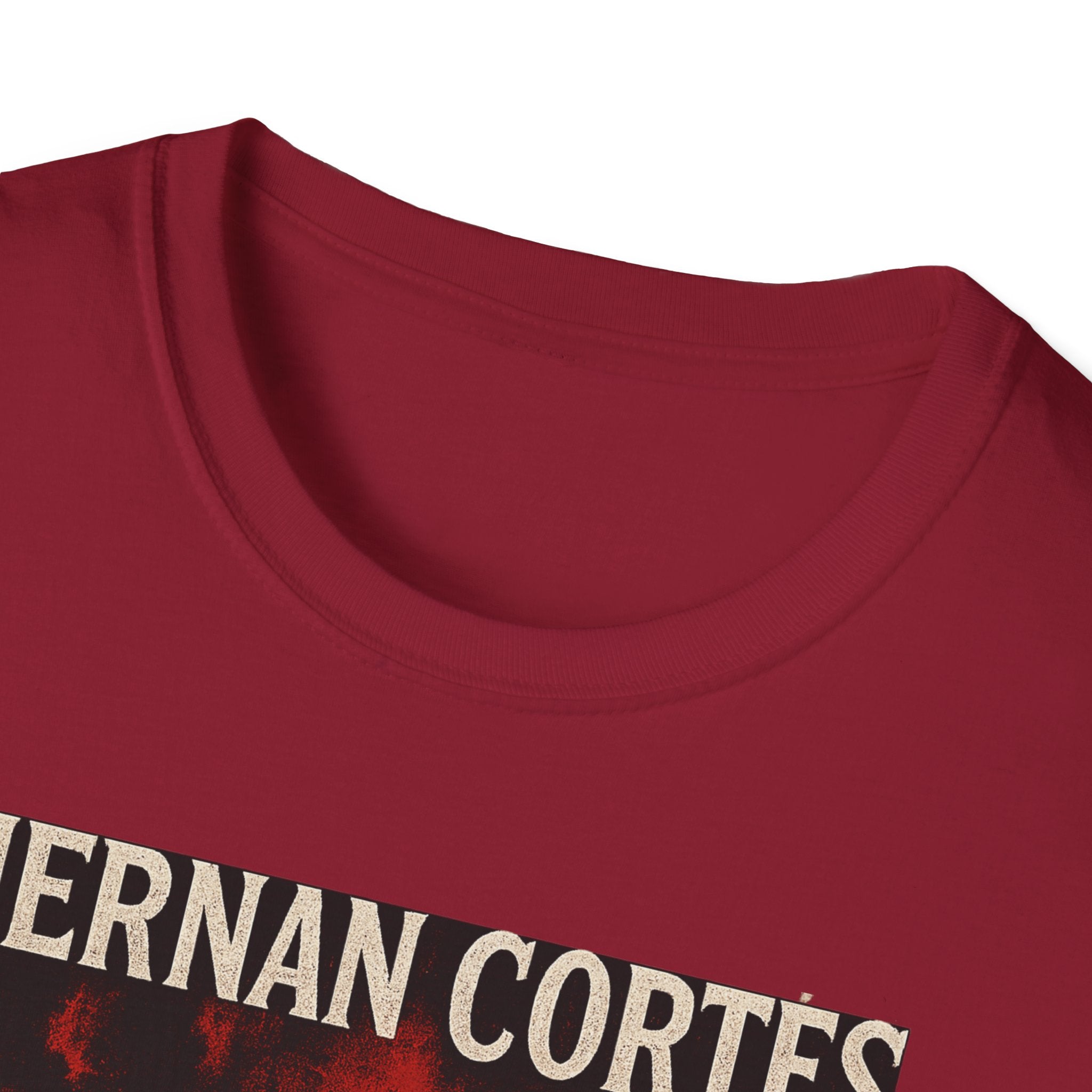 Hernan Cortes 'Burn Boats' Graphic Tee, Unisex Softstyle T-Shirt