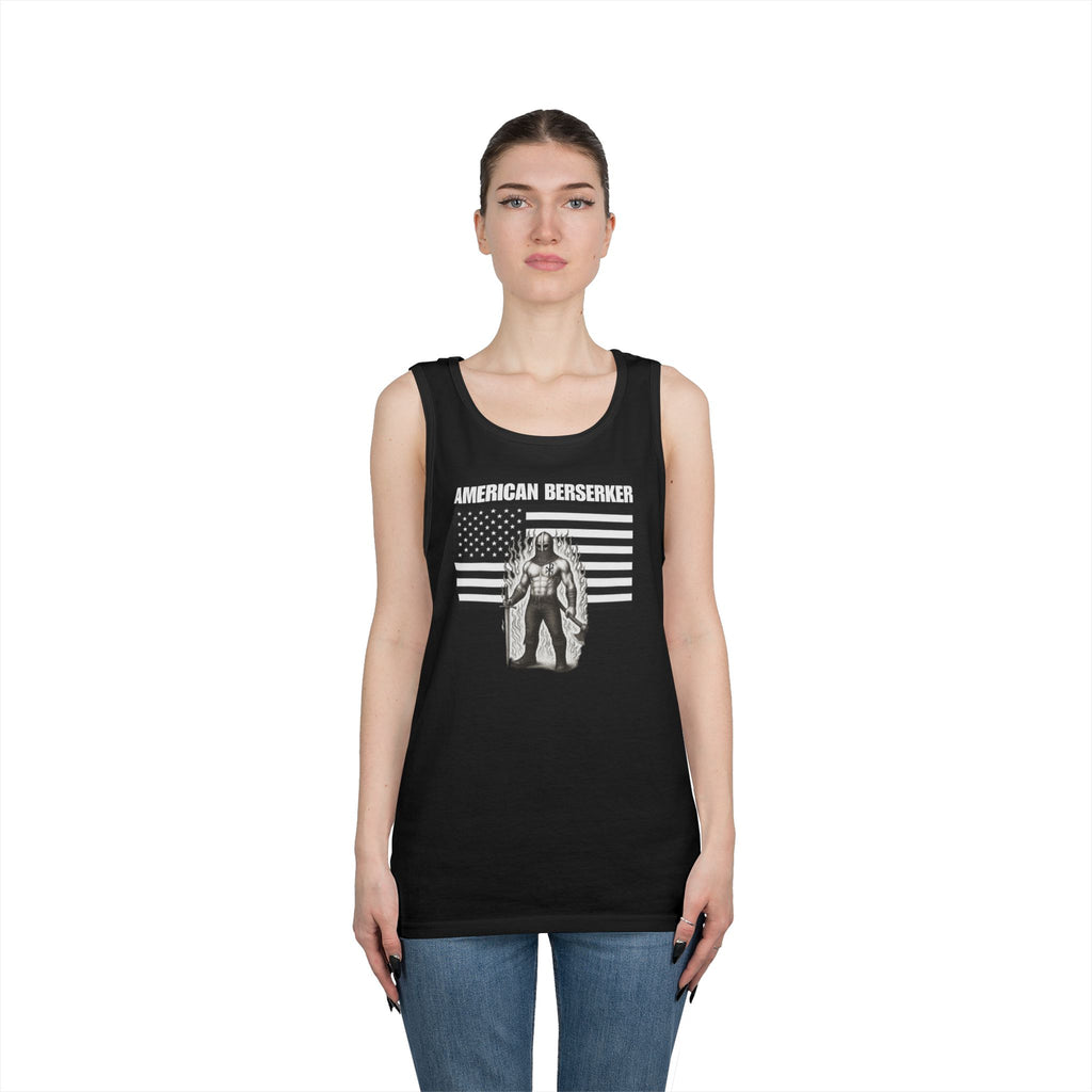 American Berserker Alt Design 3 Heavy Cotton Tank Top