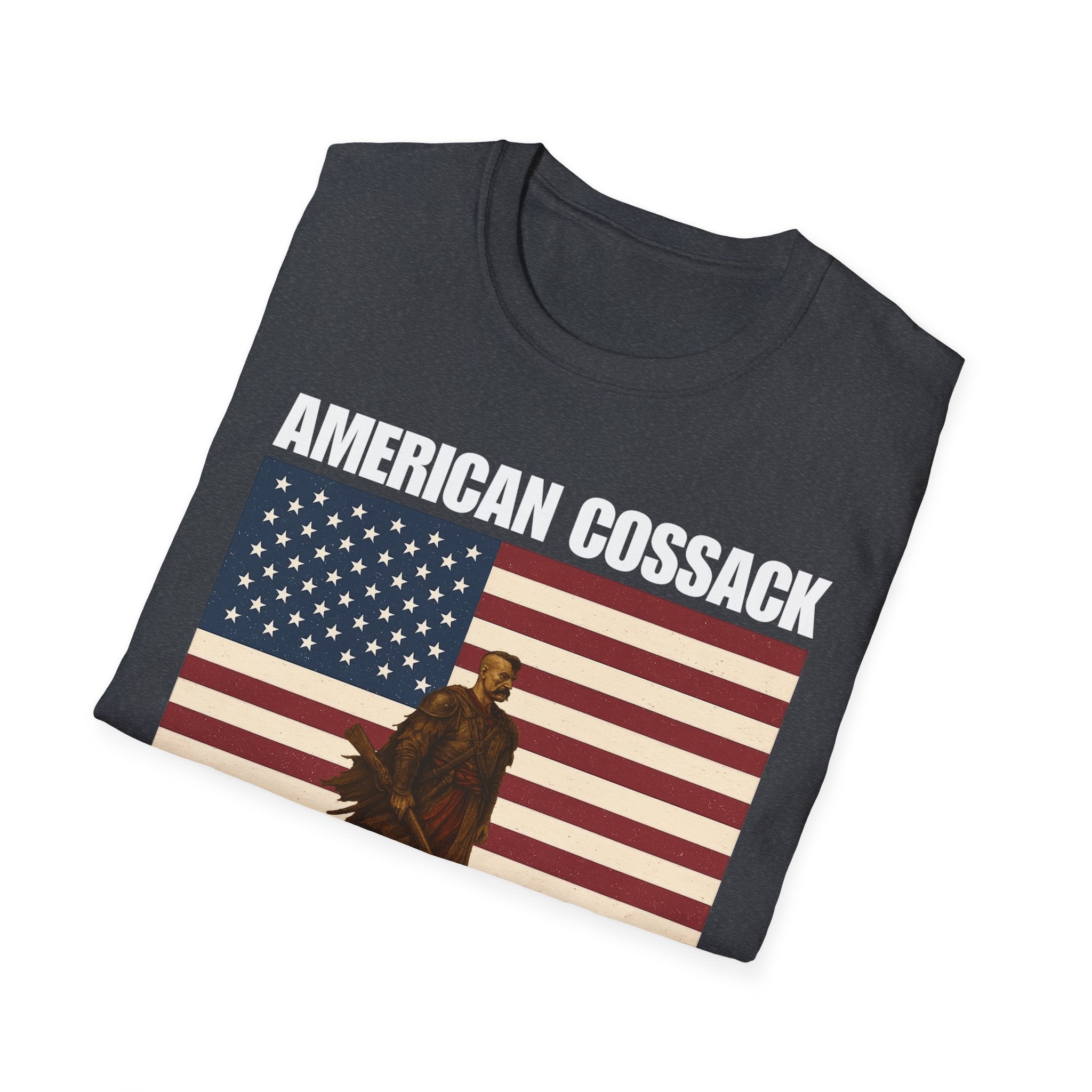 Patriotic American Cossack Softstyle T-Shirt
