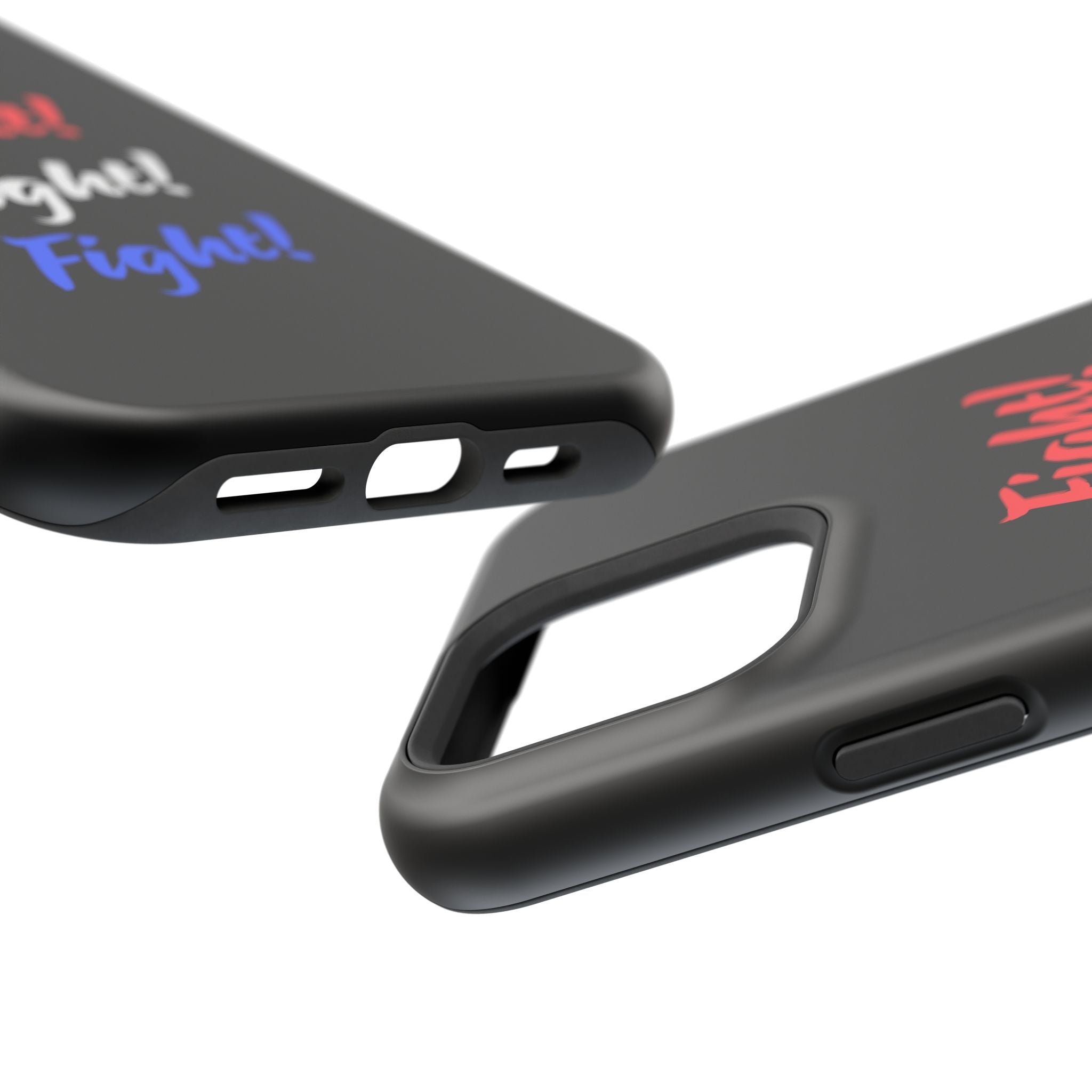 Magnetic Phone Cases, Motivational Phone Cover, Fight! Fight! Fight! Case, Personalized Phone Accessory, Unique Gift for Fighters
