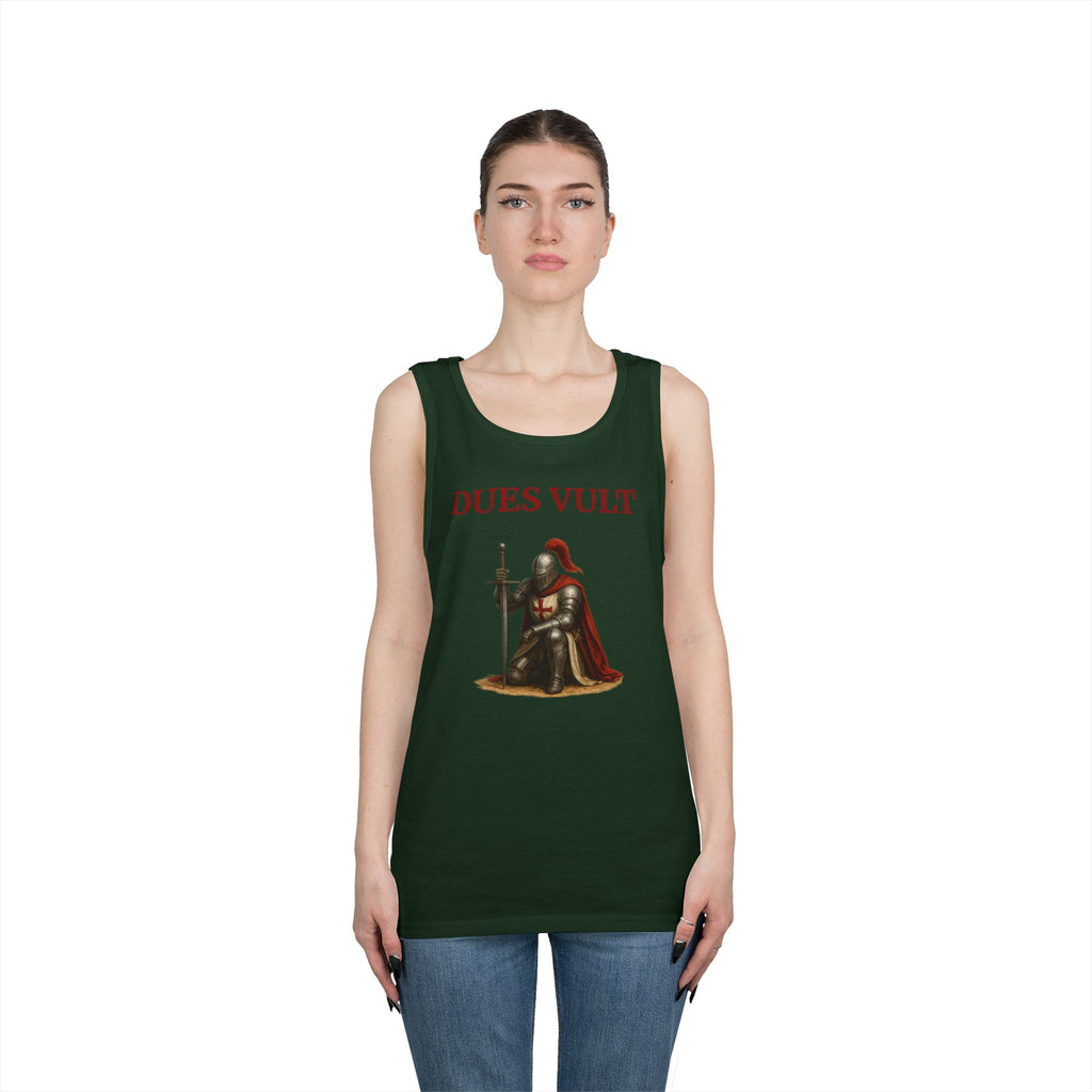 Knight-Inspired Dues Vult Crusader Tank Top