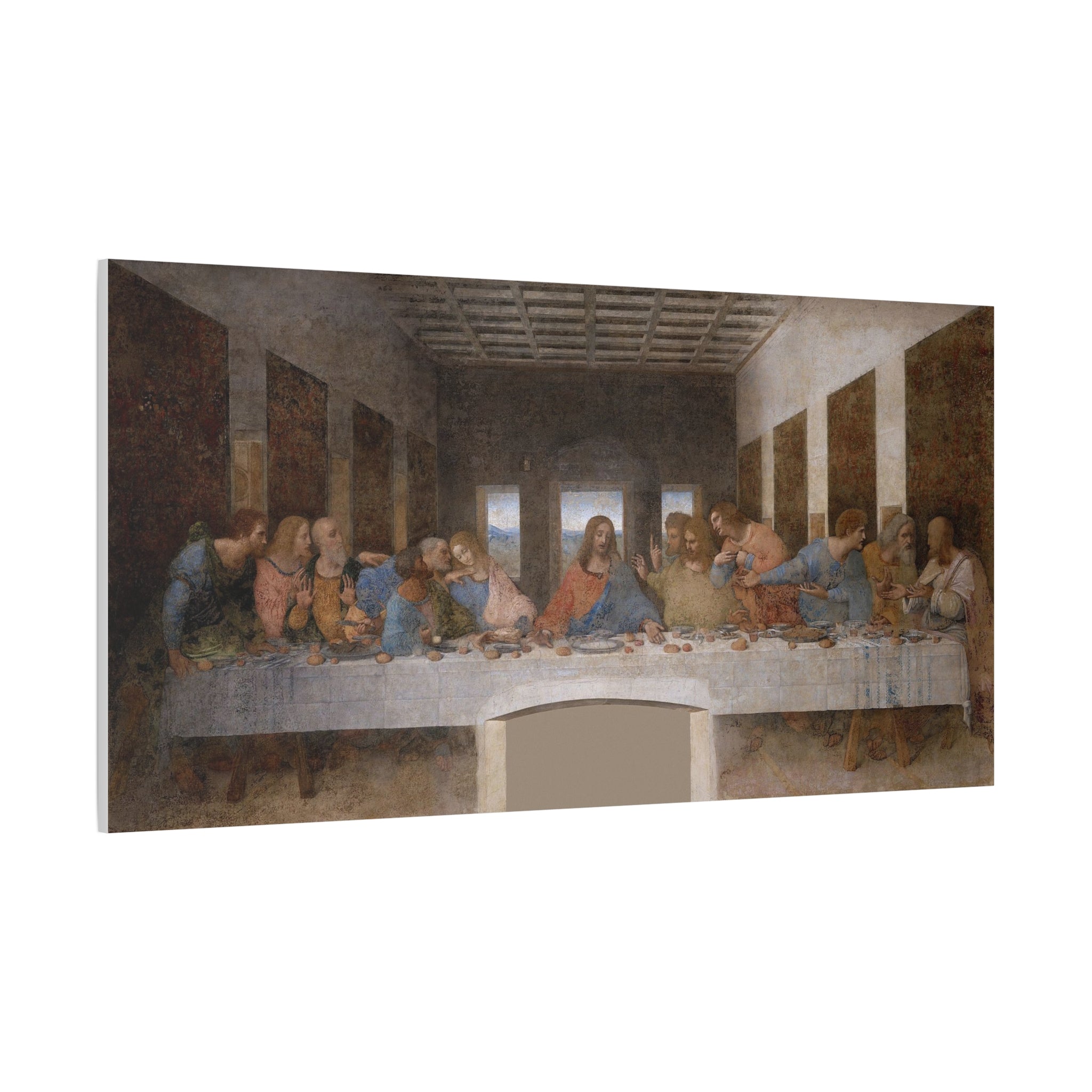 The Last Supper Canvas Religious Wall Art Print, Matte Canvas, Home Decoration, Gift for Art Lovers