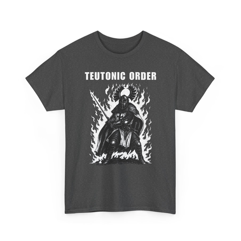 Teutonic Order Graphic Tee, Unisex Heavy Cotton Shirt
